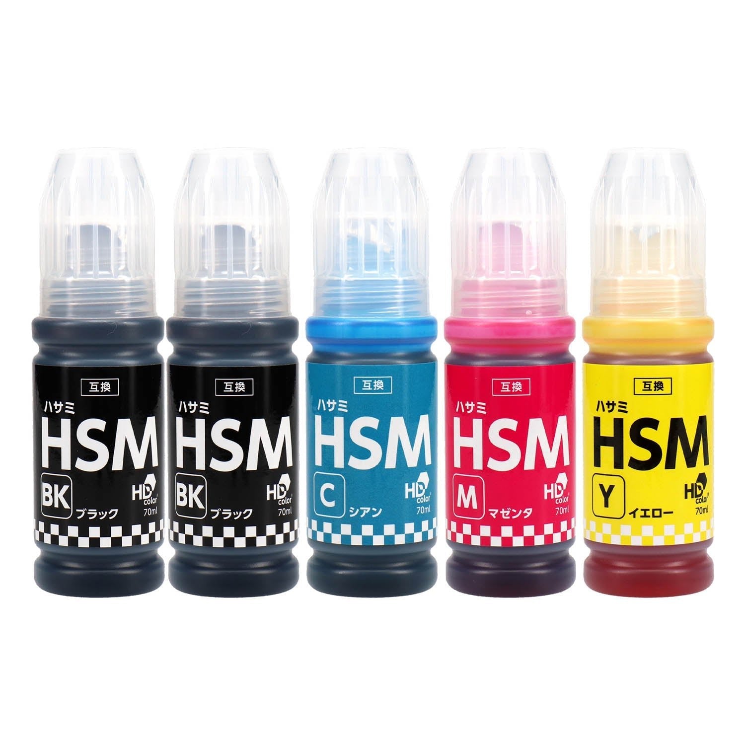 エプソン用 HSM (ハサミ) 互換インクボトル 4色セット