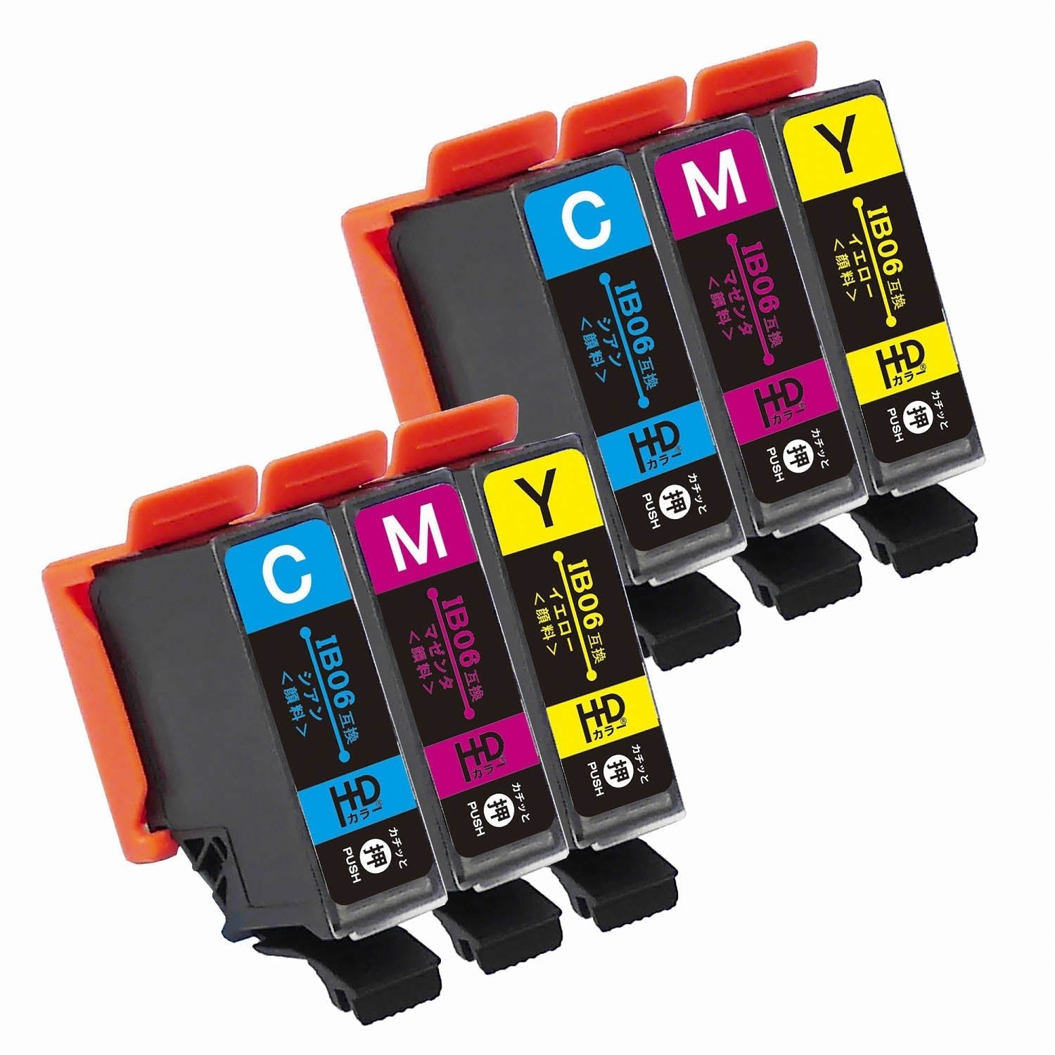 エプソン用 IB06 (メガネ) 互換インク カラー3色