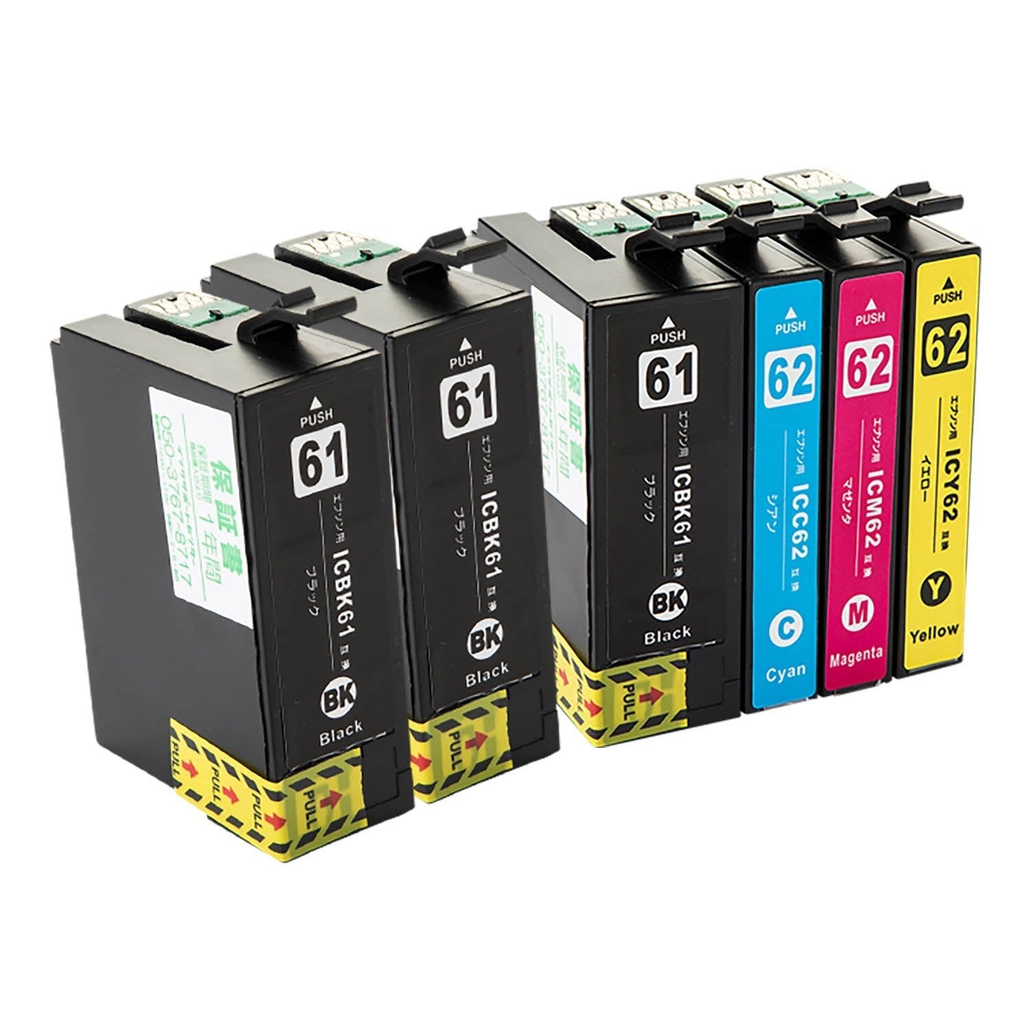 エプソン用 IC4CL6162 (ペンとクリップ) 互換インク 4色セット