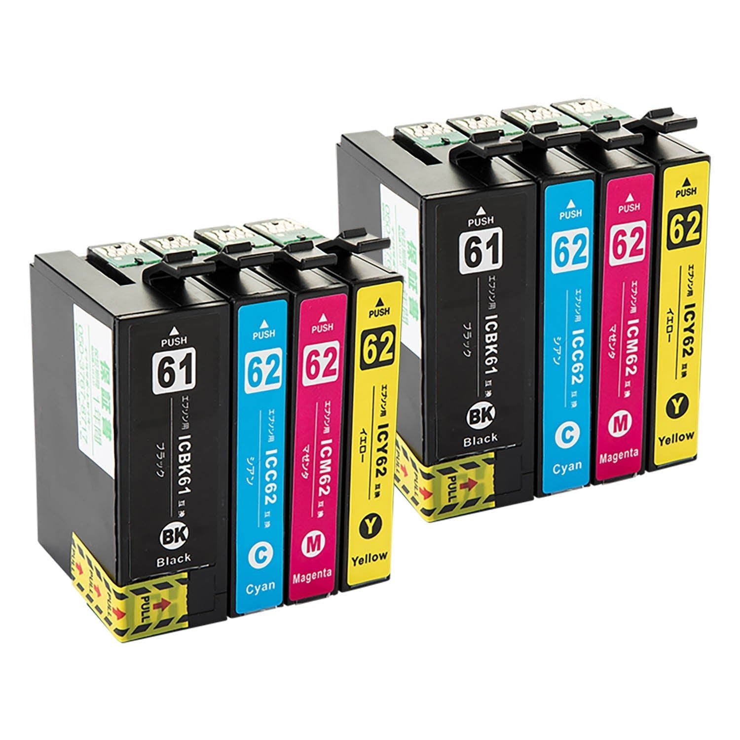 エプソン用 IC4CL6162 (ペンとクリップ) 互換インク 4色セット