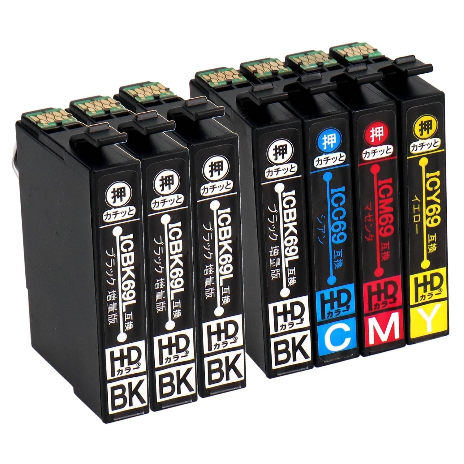 エプソン用 IC4CL69 (砂時計) 互換インク 4色セット