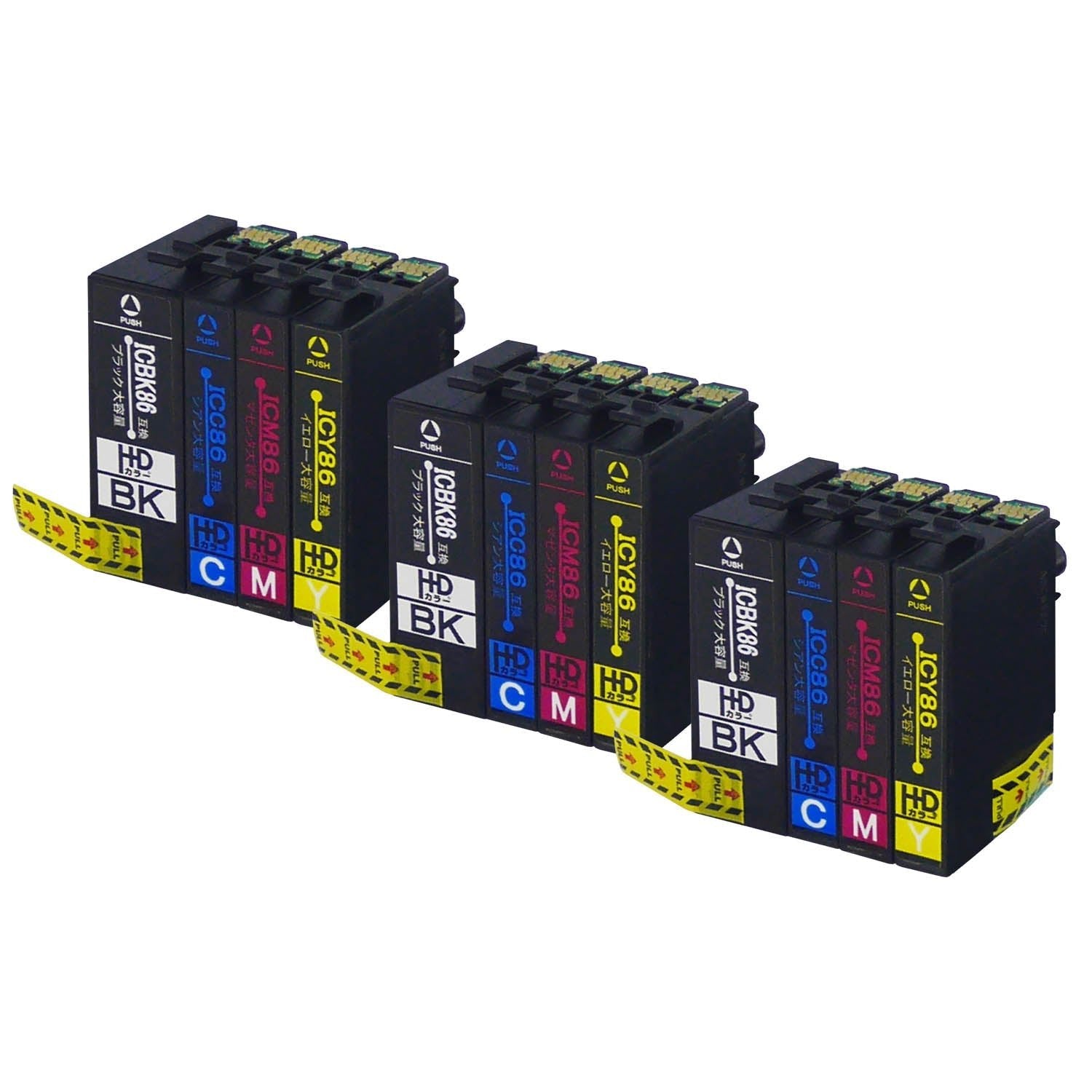 エプソン用 IC4CL86 (かぎ) 互換インク 4色セット 大容量