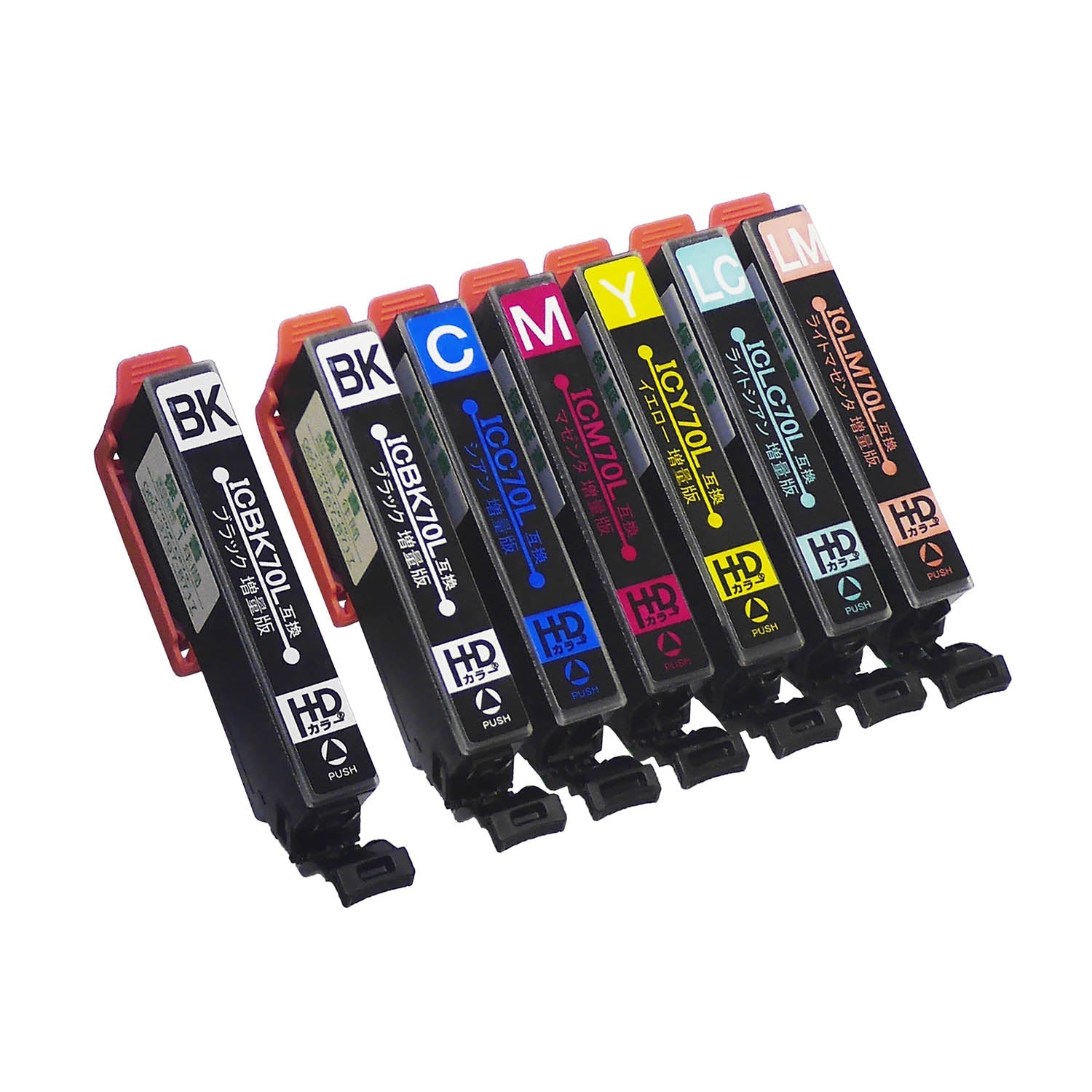 エプソン用 IC6CL70L (さくらんぼ) 互換インク 6色セット 増量版