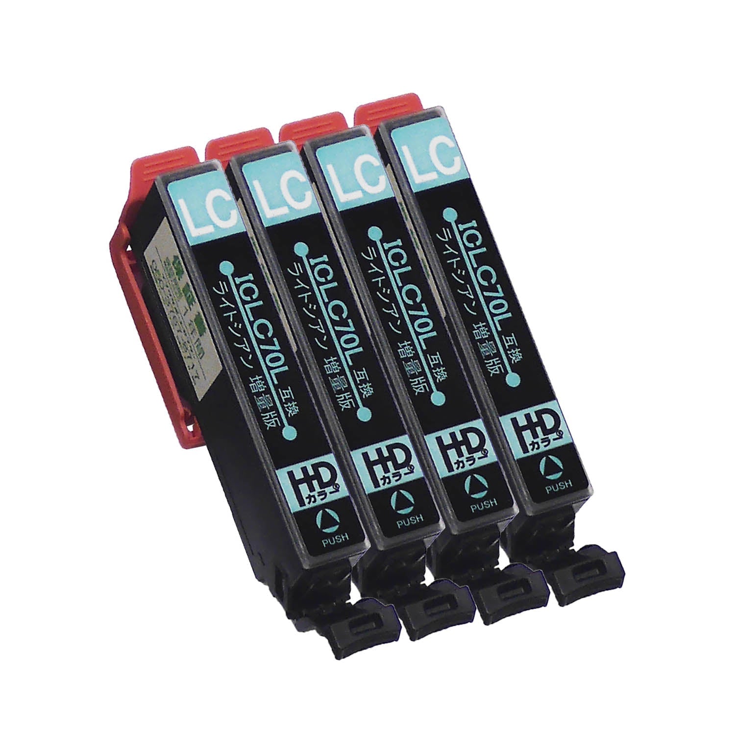 エプソン用 ICLC70L (さくらんぼ) 互換インク ライトシアン 増量版