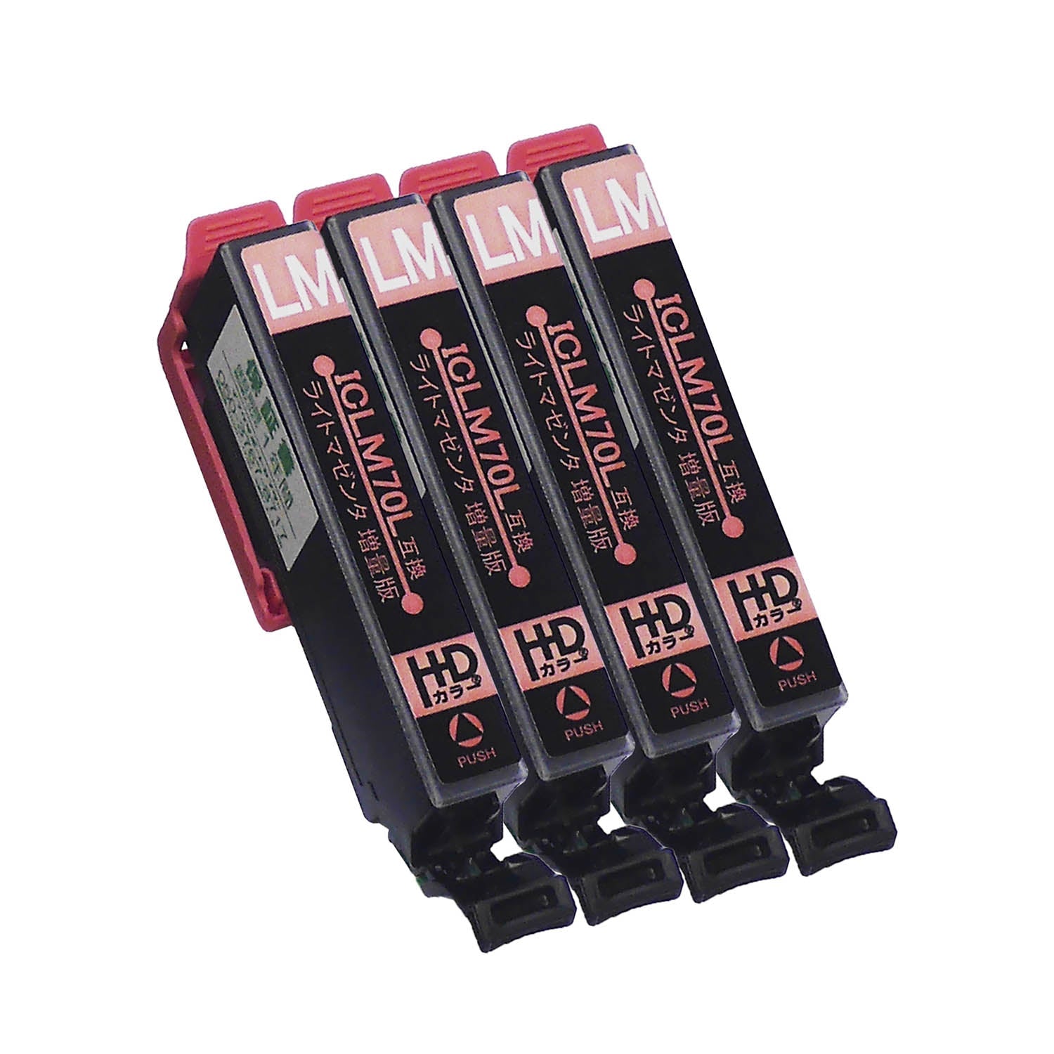 エプソン用 ICLM70L (さくらんぼ) 互換インク ライトマゼンタ 増量版