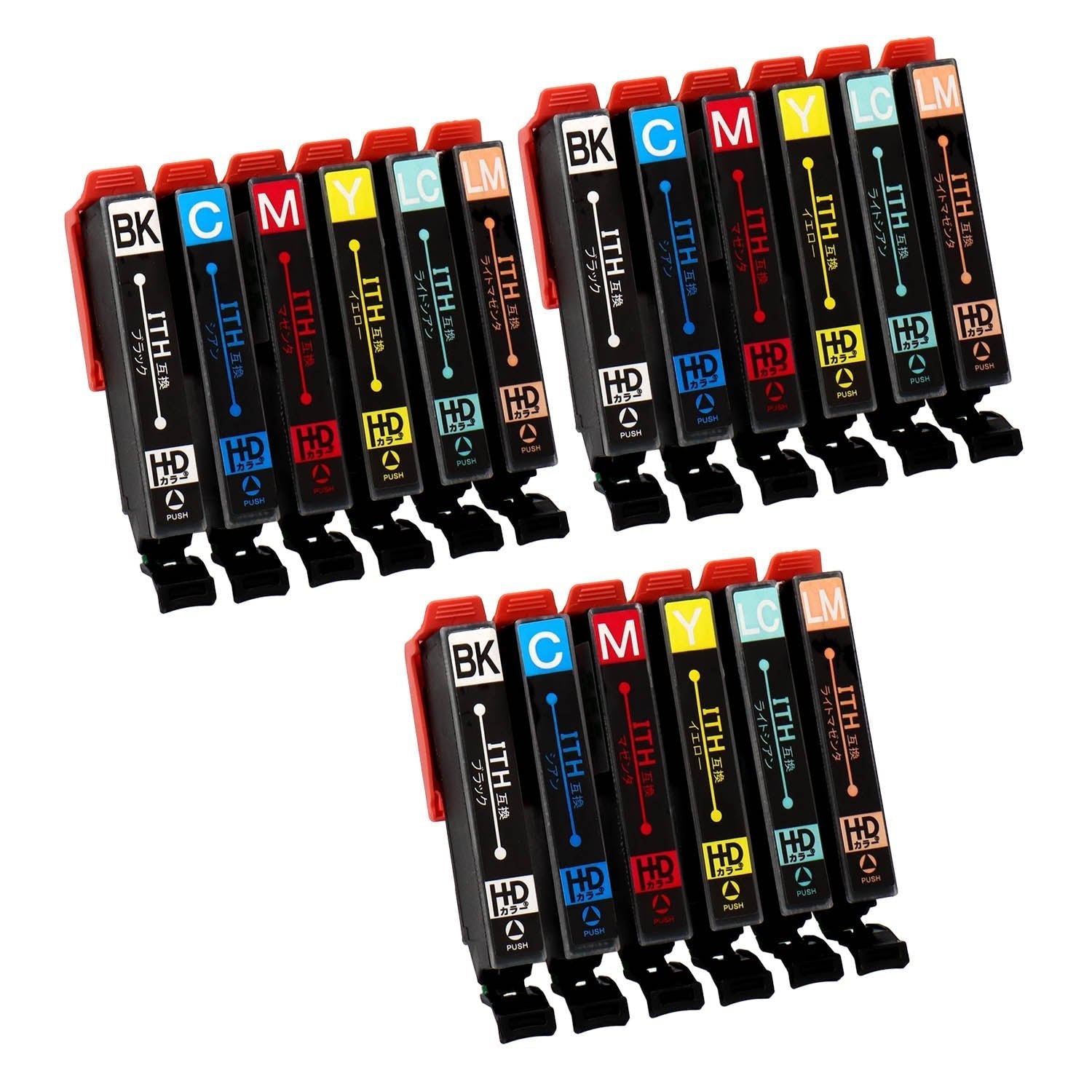 エプソン用 ITH-6CL (イチョウ) 互換インク 6色セット