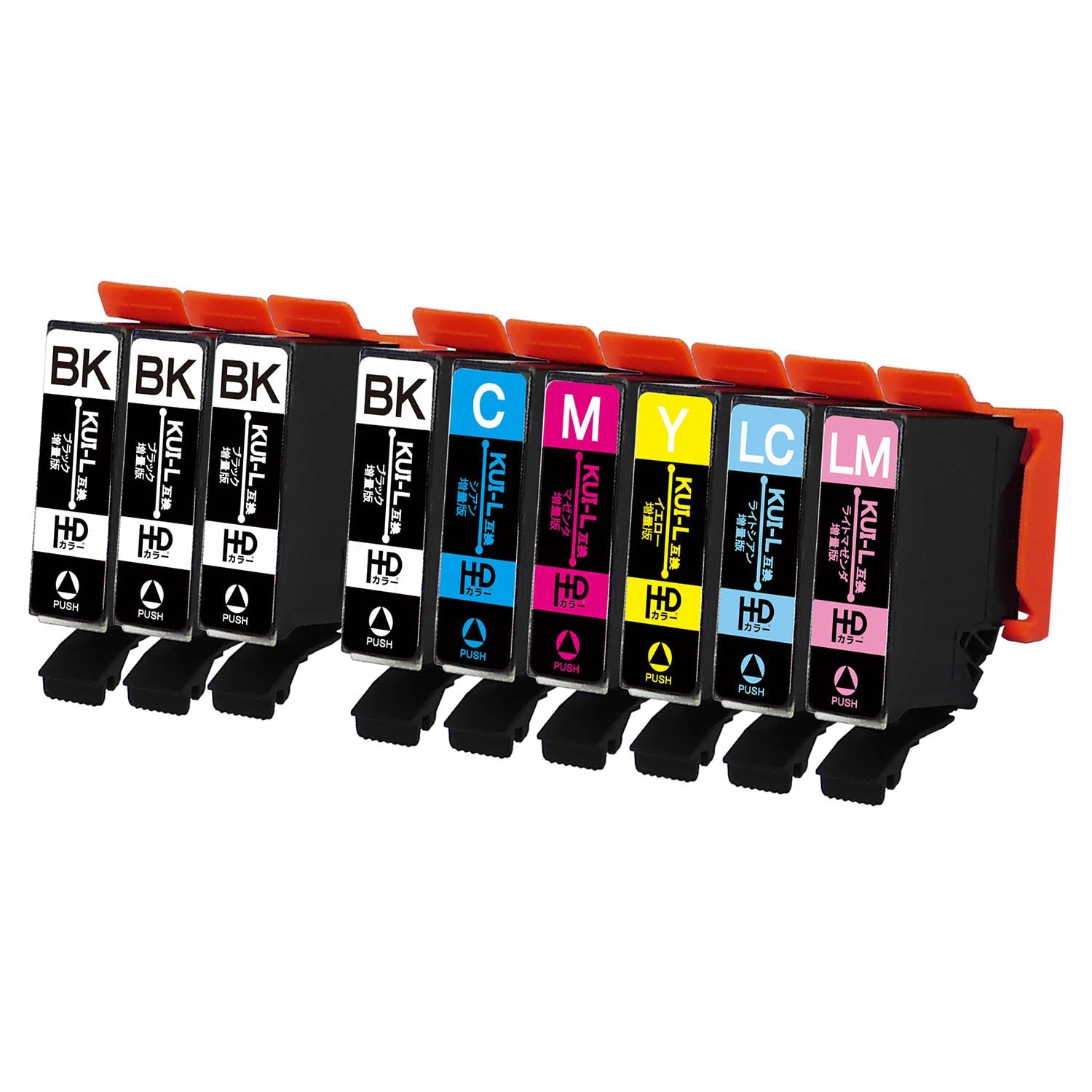 エプソン用 KUI-6CL (クマノミ) 互換インク 6色セット 増量版