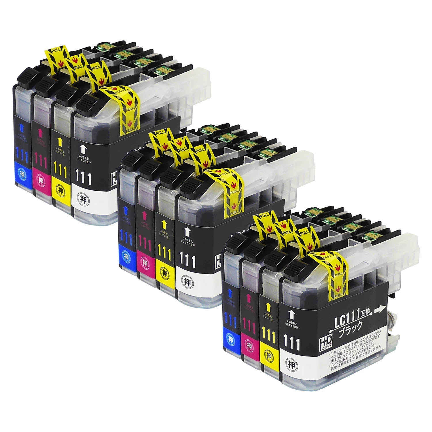 ブラザー用 LC111-4PK 互換インク 4色セット