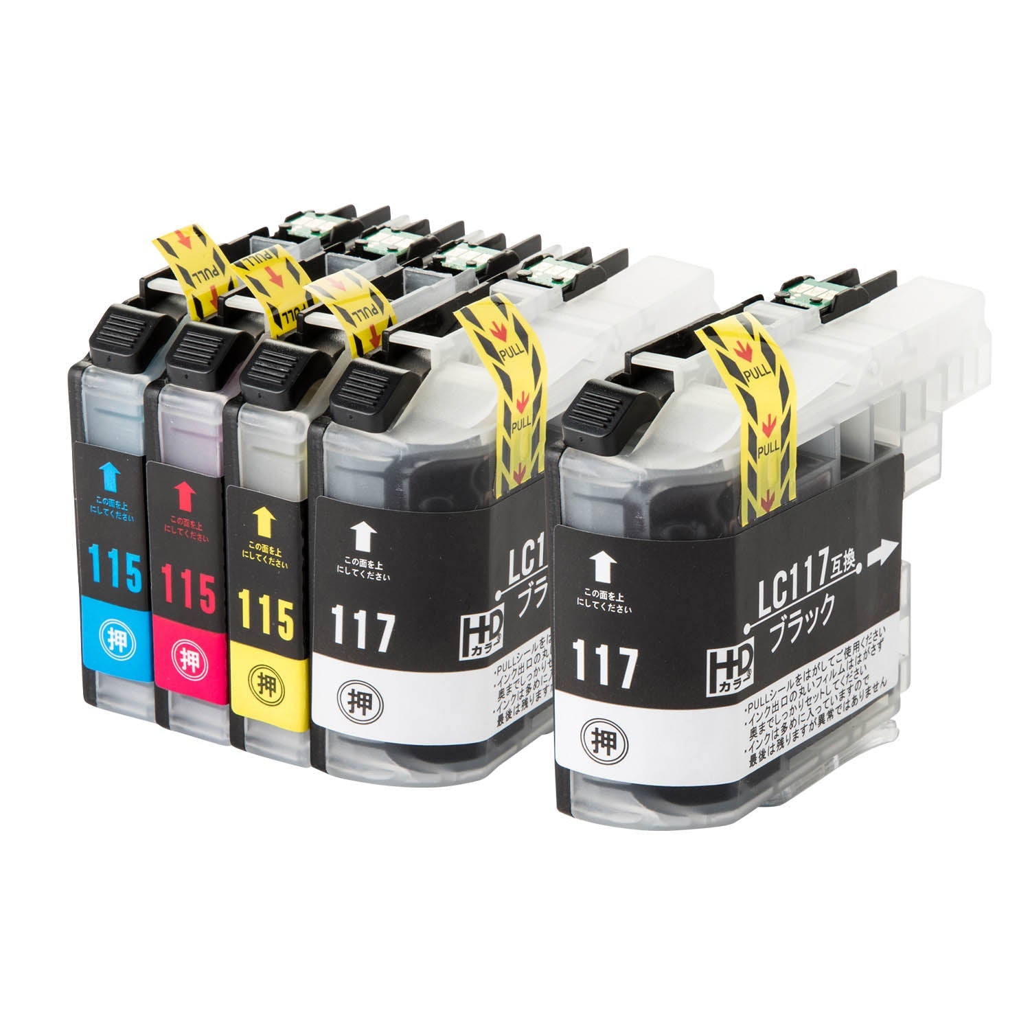 ブラザー用 LC117/115-4PK 互換インク 4色セット