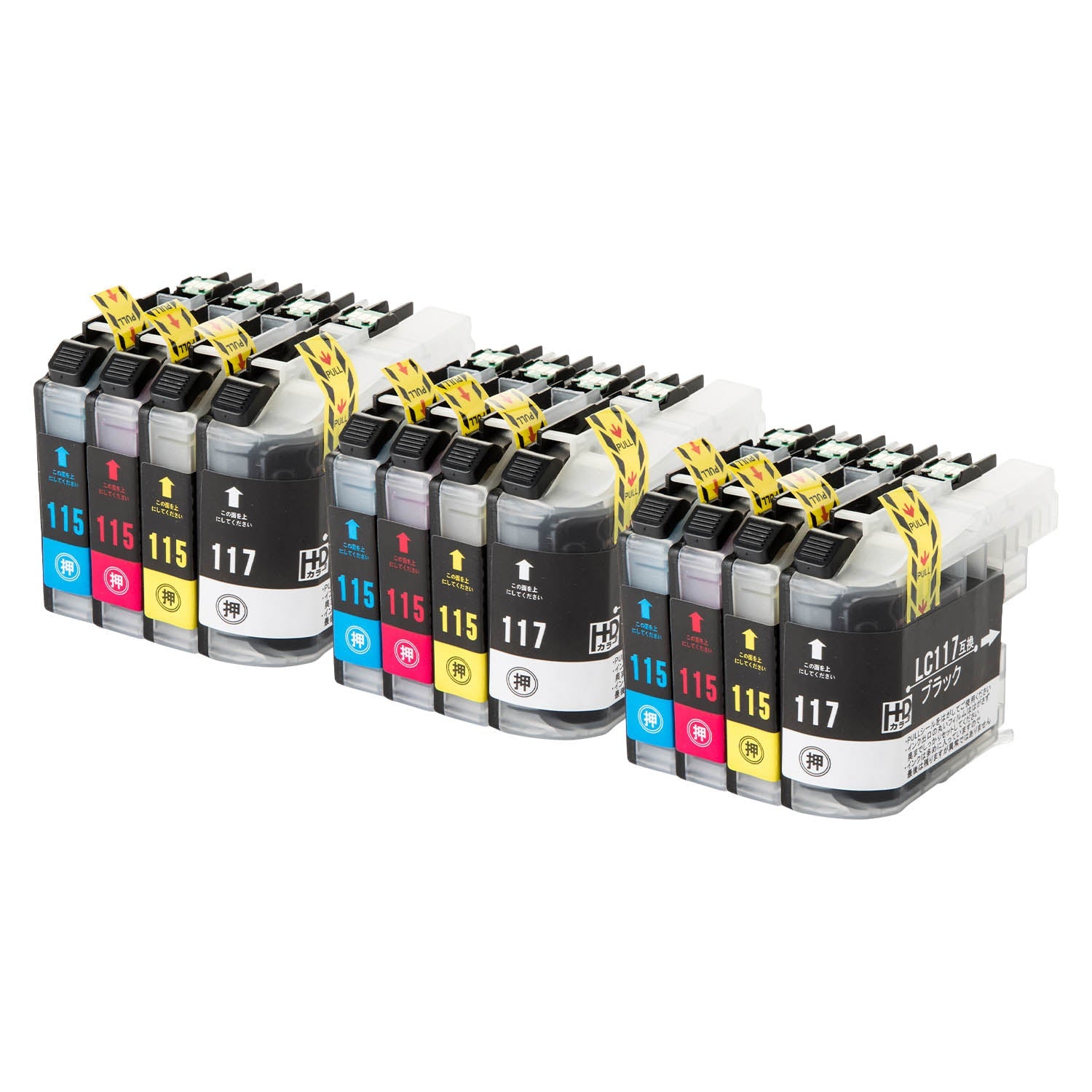 ブラザー用 LC117/115-4PK 互換インク 4色セット