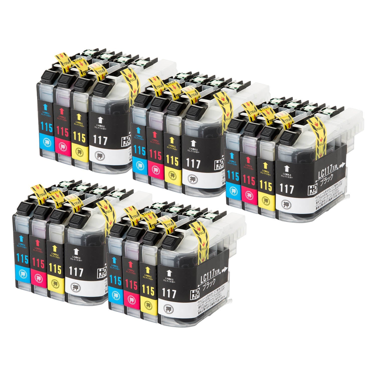 ブラザー用 LC117/115-4PK 互換インク 4色セット