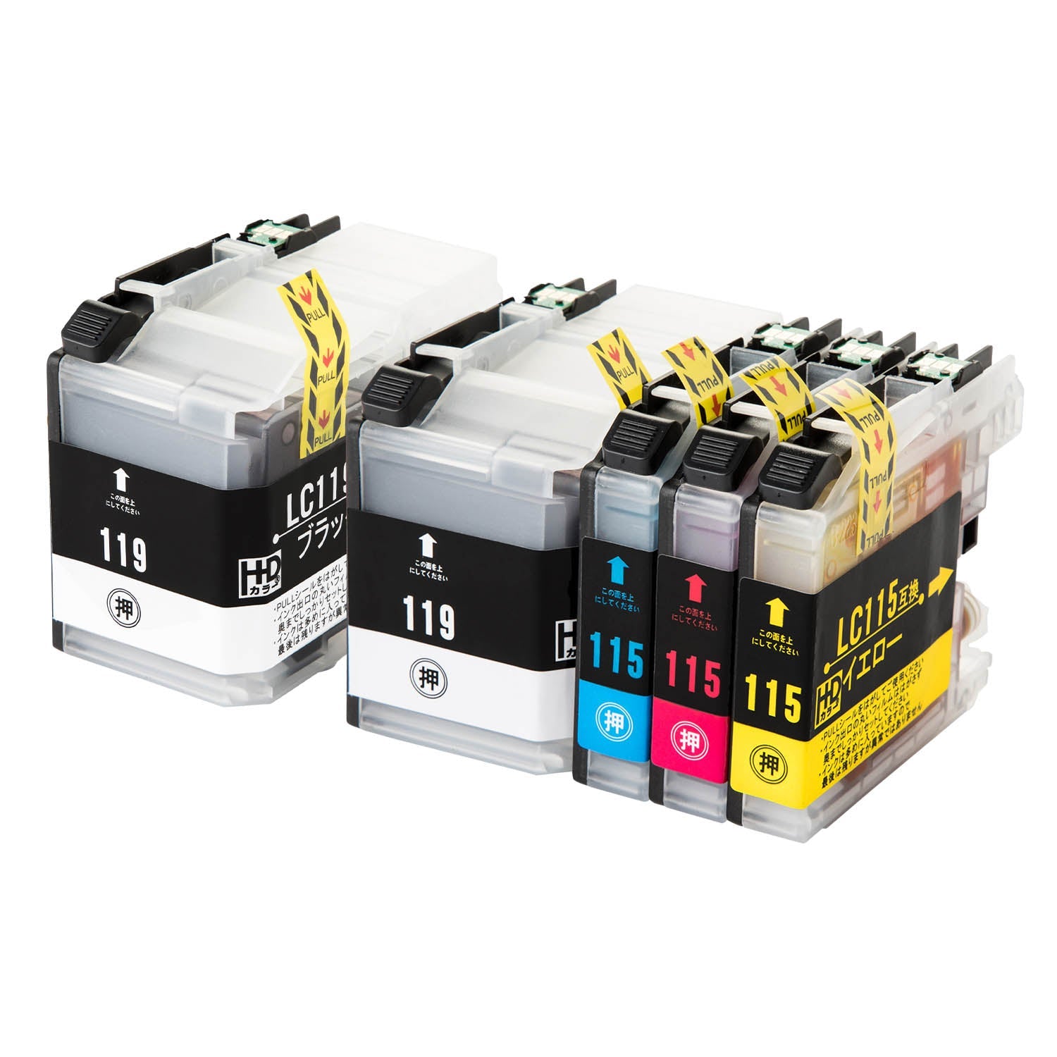 ブラザー用 LC119/115-4PK 互換インク 4色セット 大容量