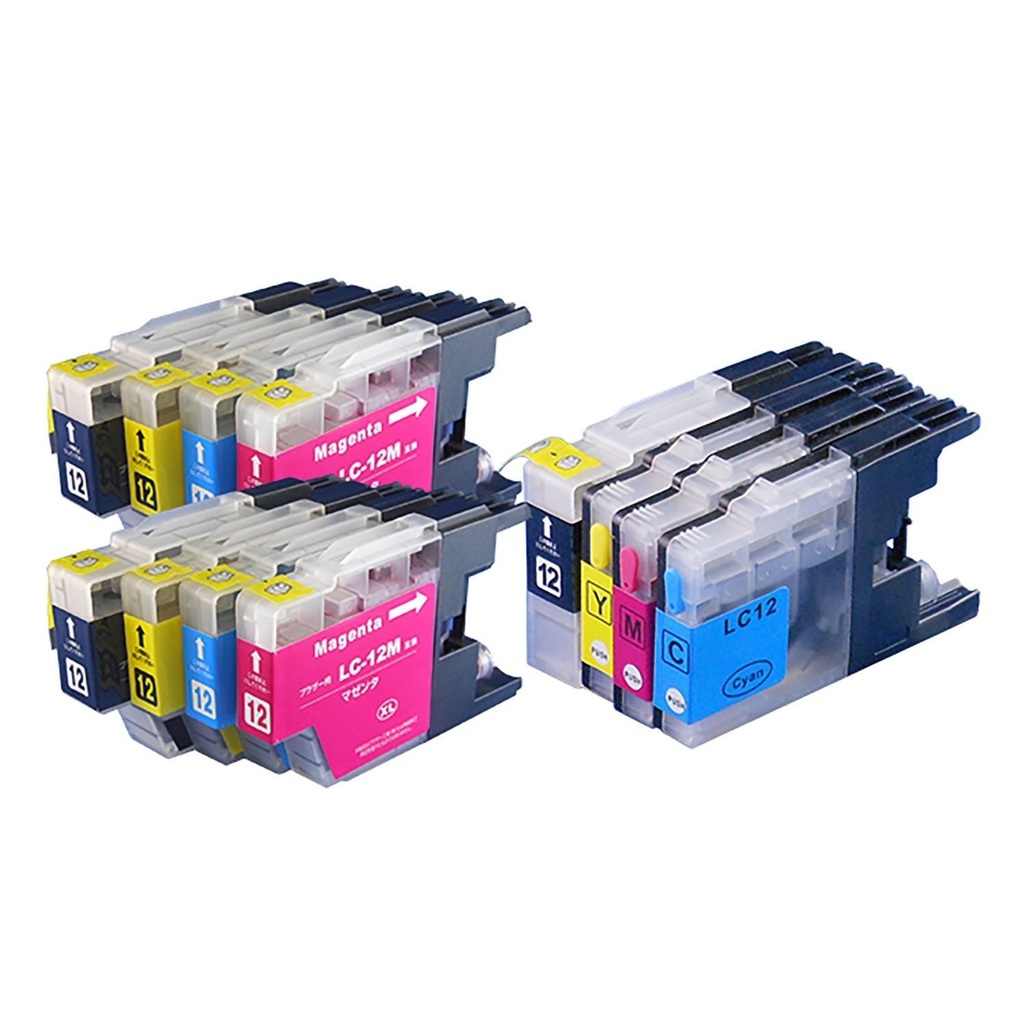 ブラザー用 LC12-4PK 互換インクと洗浄カートリッジのセット