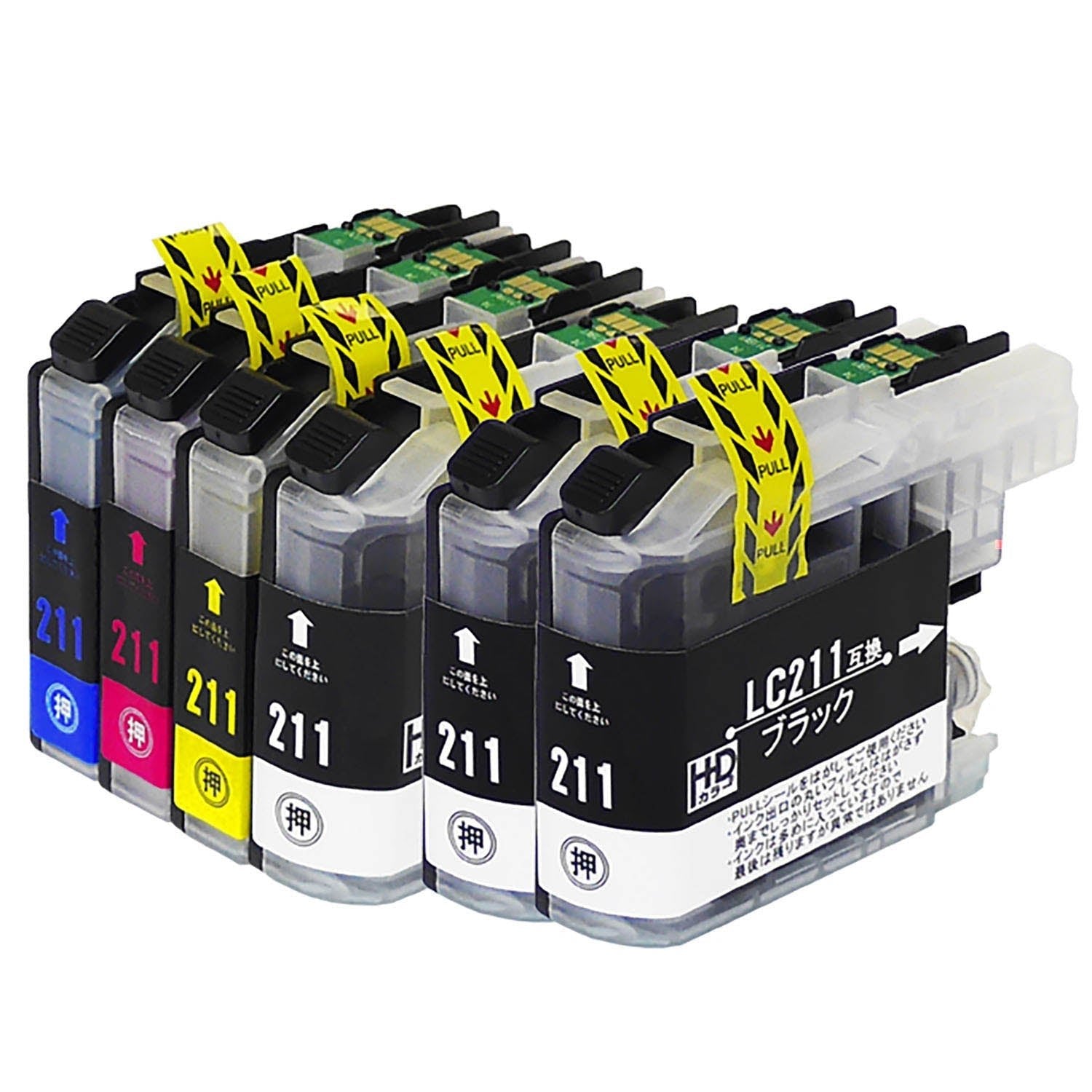 ブラザー用 LC211-4PK 互換インク 4色セット