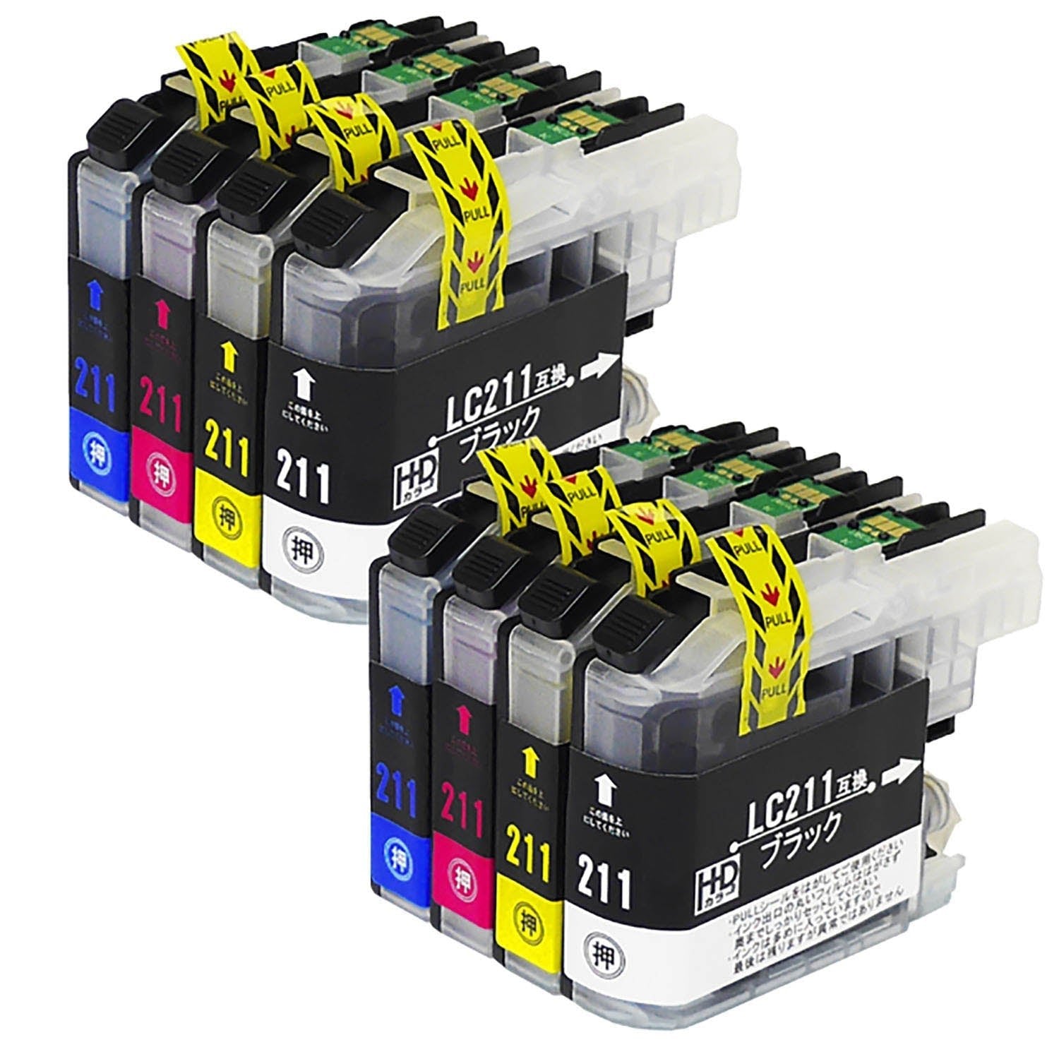 ブラザー用 LC211-4PK 互換インク 4色セット