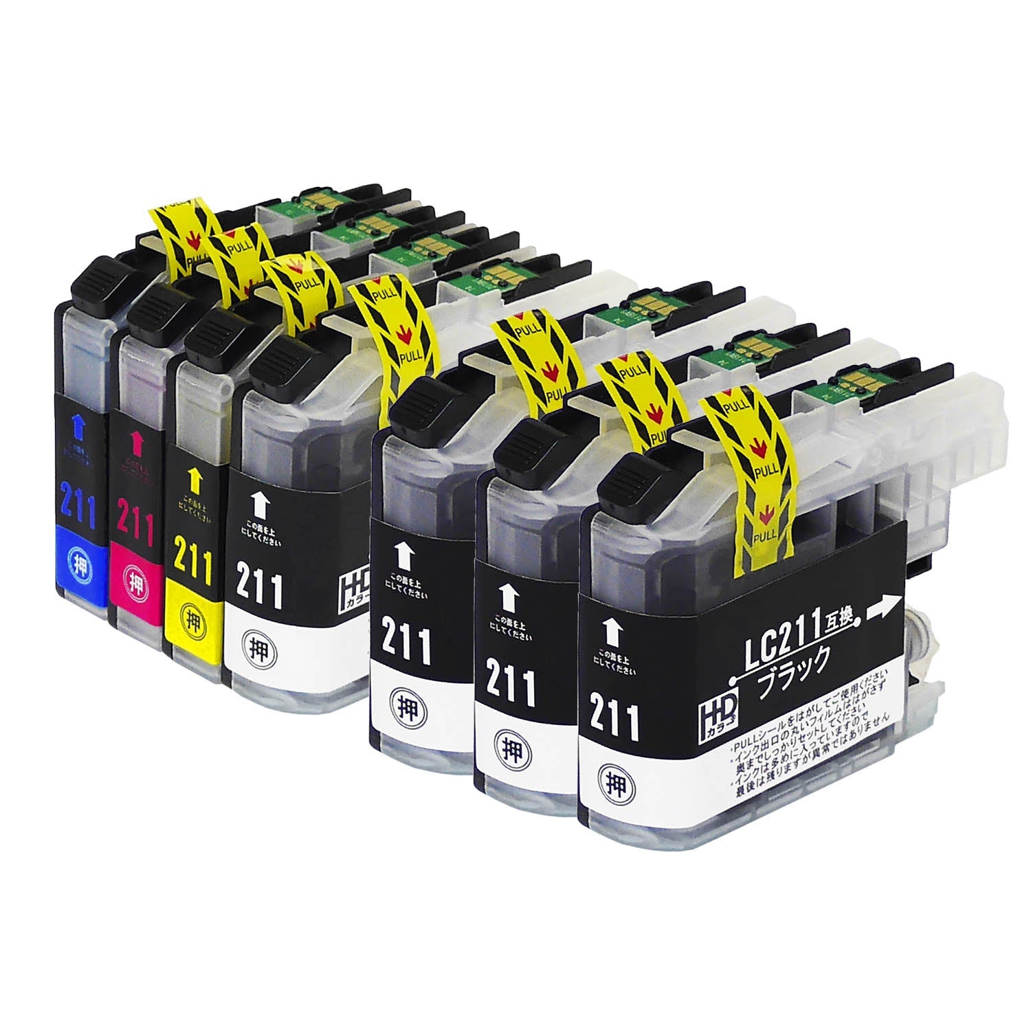 ブラザー用 LC211-4PK 互換インク 4色セット