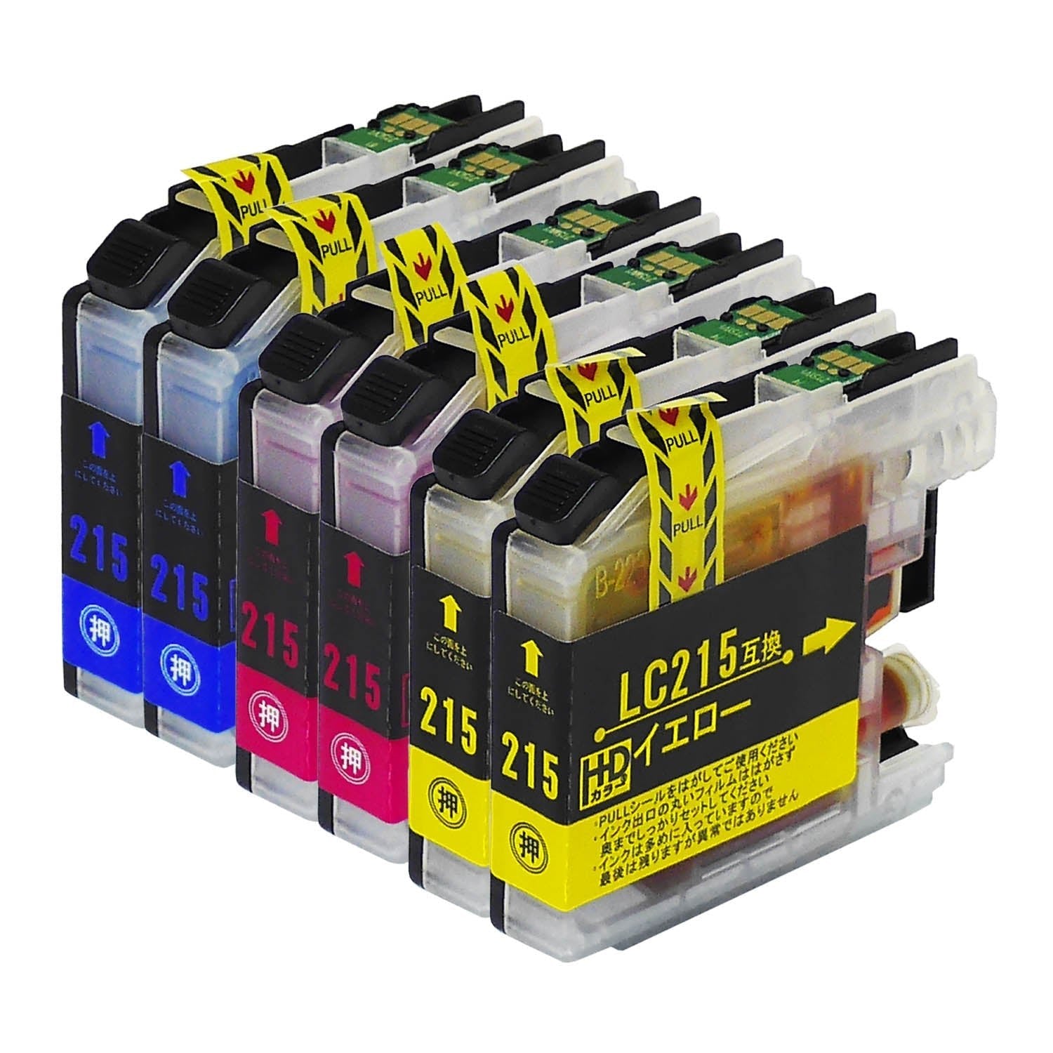 ブラザー用 LC215 互換インク カラー3色