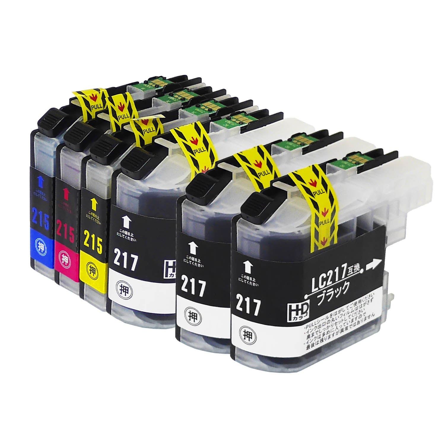 ブラザー用 LC217/215-4PK 互換インク 4色セット