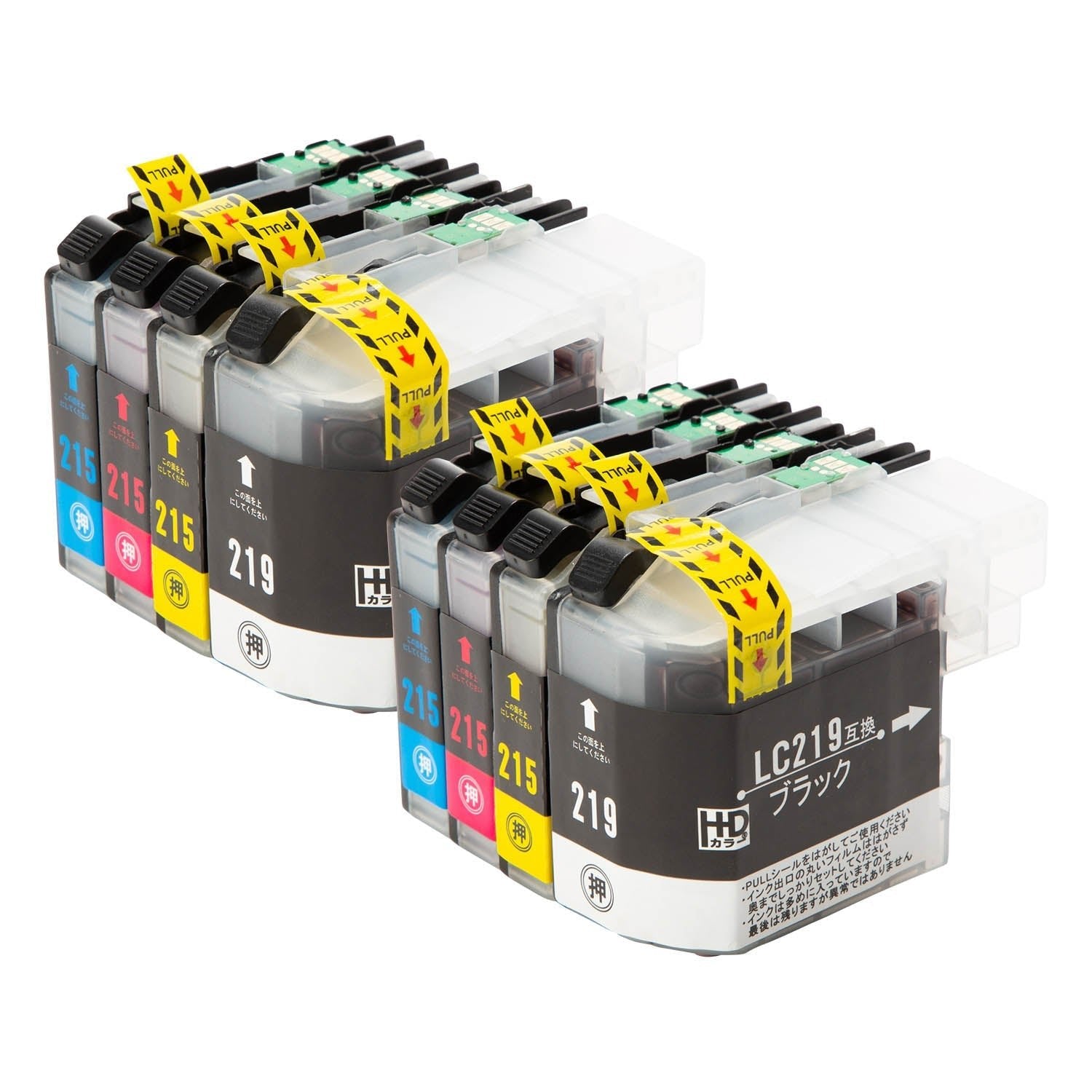ブラザー用 LC219/215-4PK 互換インク 4色セット