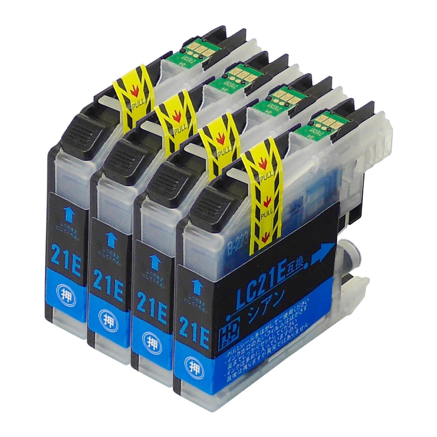 ブラザー用 LC21EC 互換インク シアン