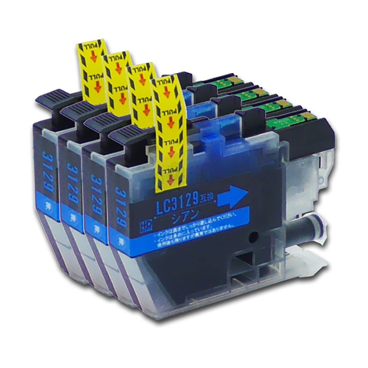 ブラザー用 LC3129C 互換インク シアン