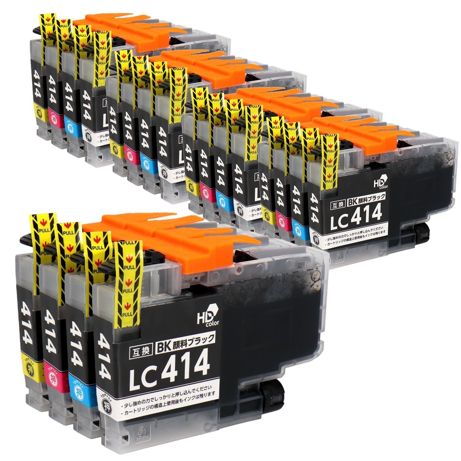 ブラザー用 LC414-4PK 互換インク 4色セット シリアルなし