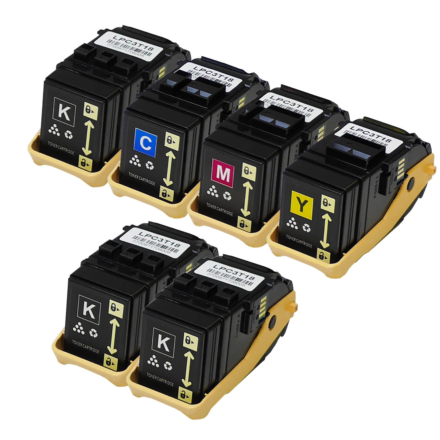 エプソン用 LPC3T18 リサイクルトナー 4色セット