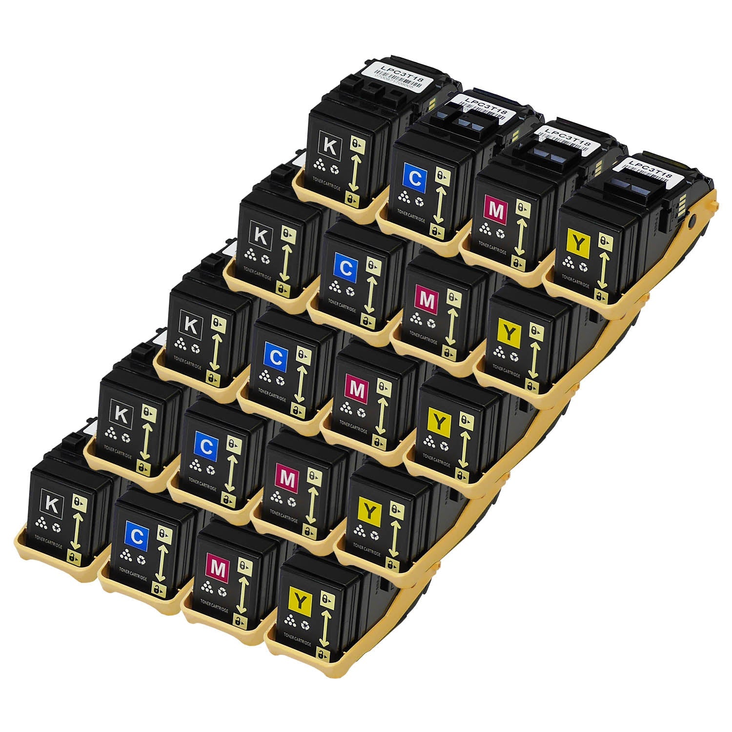 エプソン用 LPC3T18 リサイクルトナー 4色セット