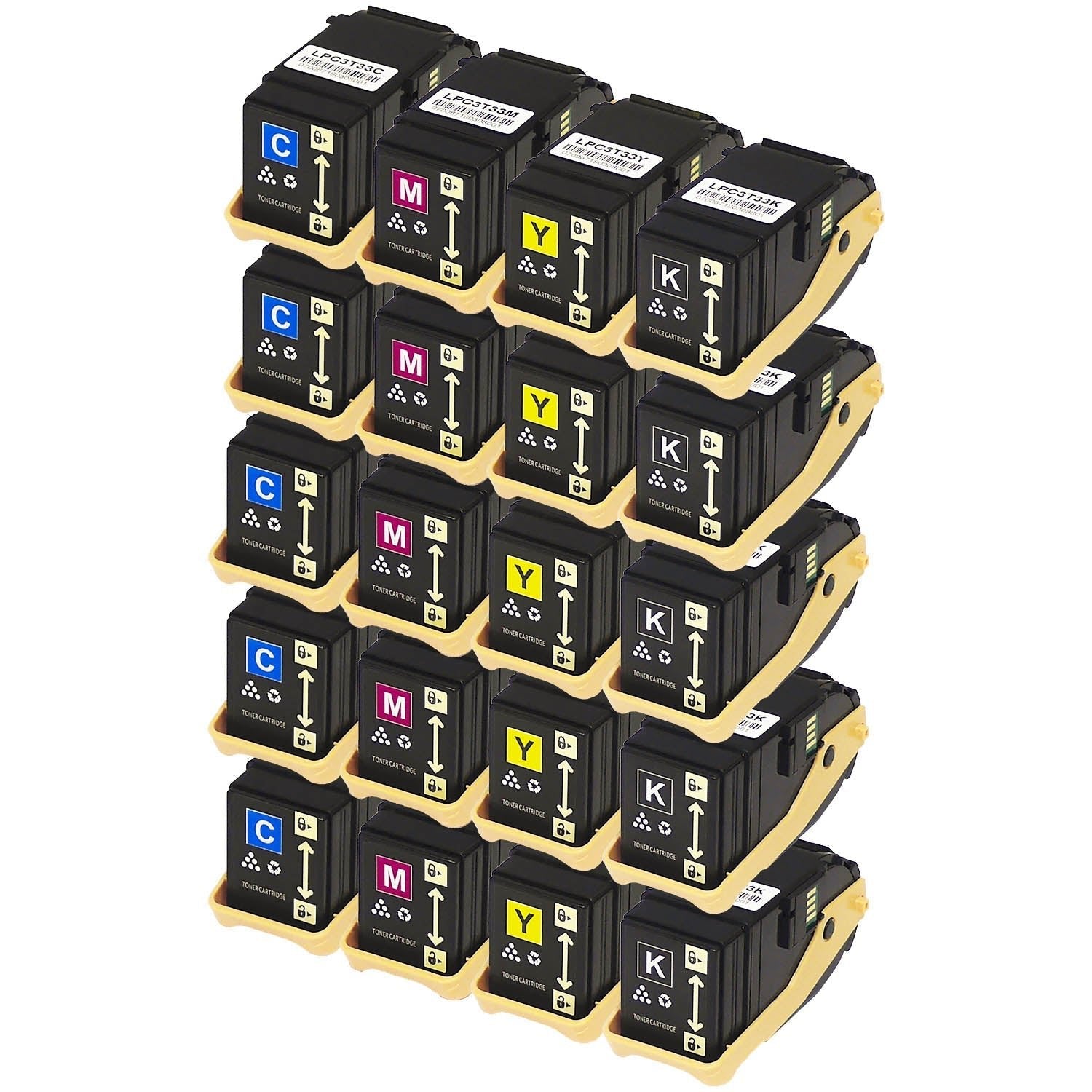 エプソン用 LPC3T33 互換トナー 4色セット Mサイズ