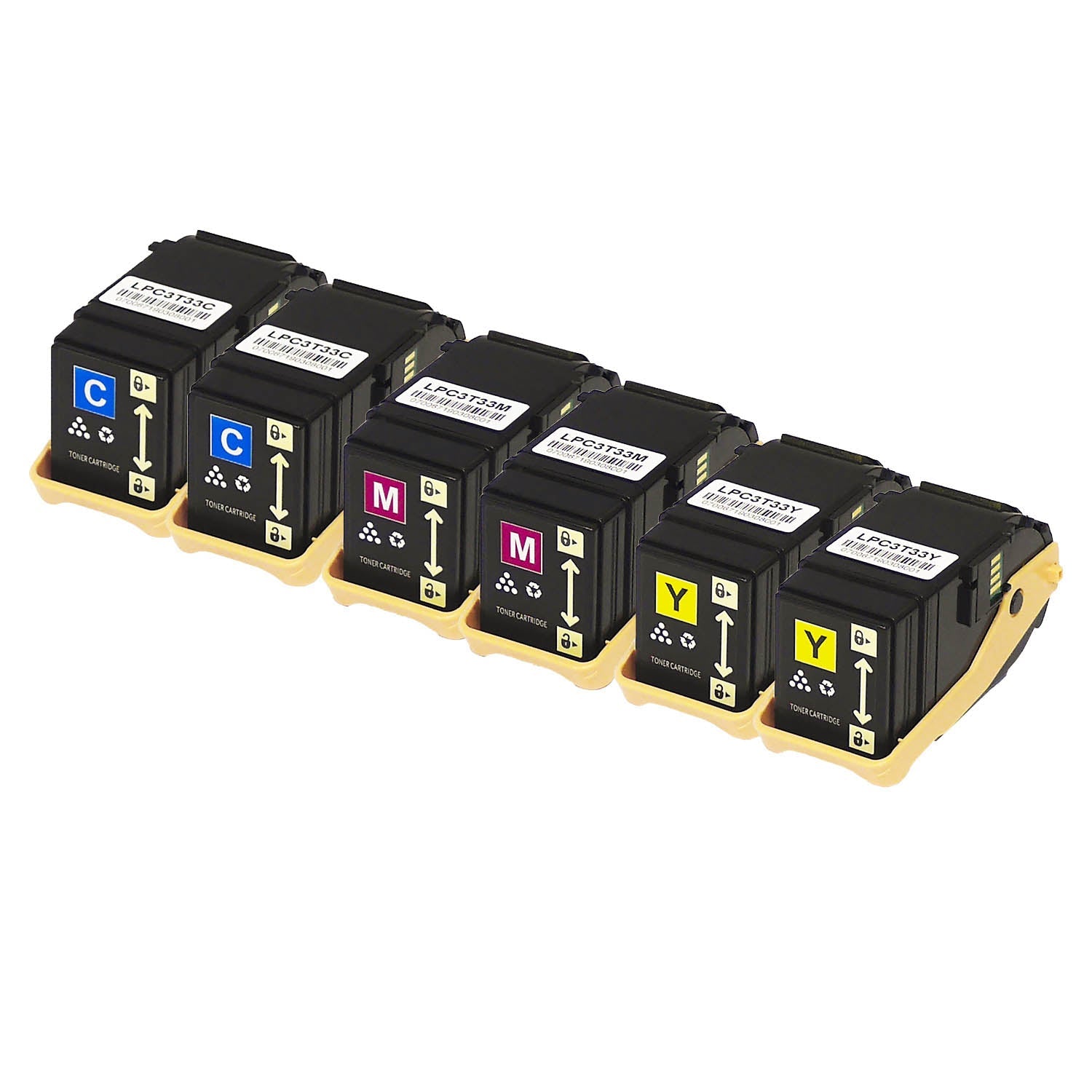 エプソン用 LPC3T33 互換トナー カラー3色 Mサイズ