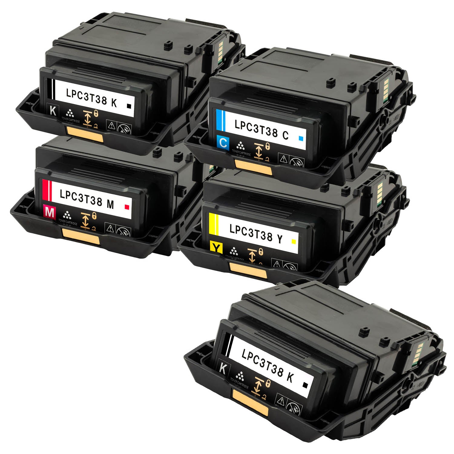 エプソン用 LPC3T38 互換トナー 4色セット Mサイズ