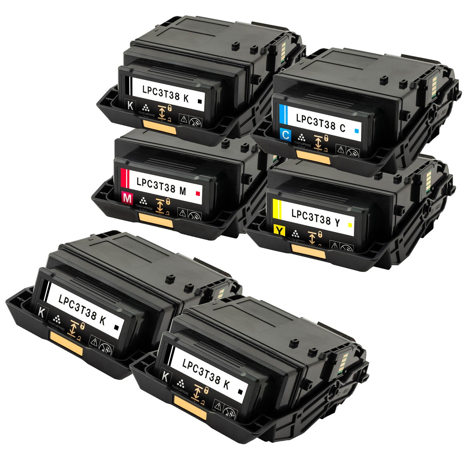 エプソン用 LPC3T38 互換トナー 4色セット Mサイズ