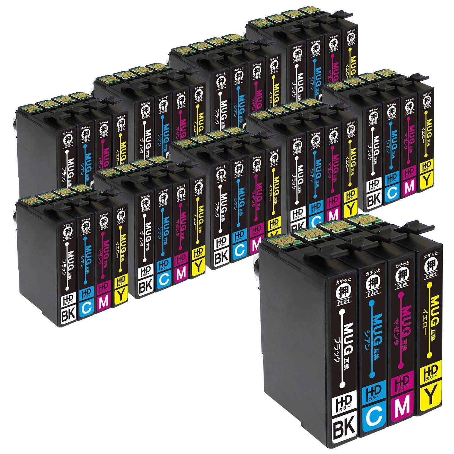 エプソン用 MUG-4CL (マグカップ) 互換インク 4色セット