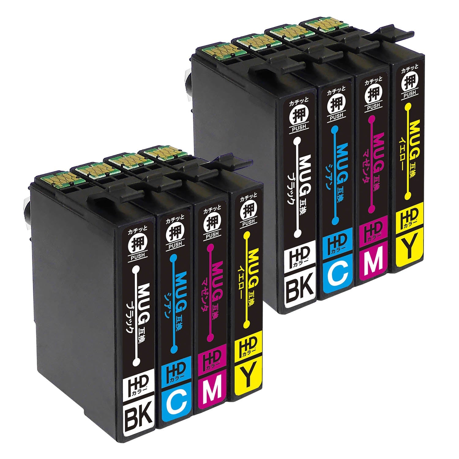 エプソン用 MUG-4CL (マグカップ) 互換インク 4色セット