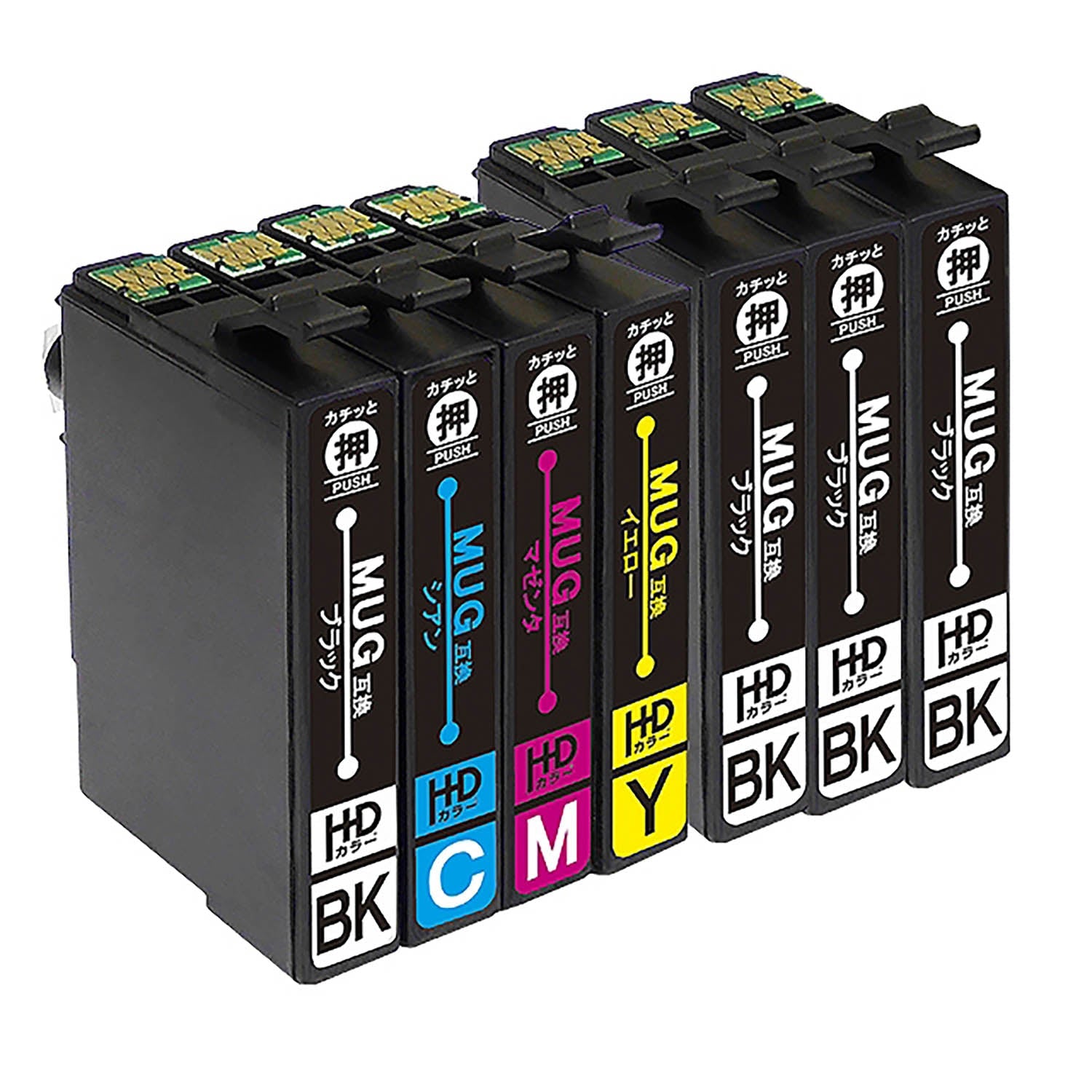 エプソン用 MUG-4CL (マグカップ) 互換インク 4色セット