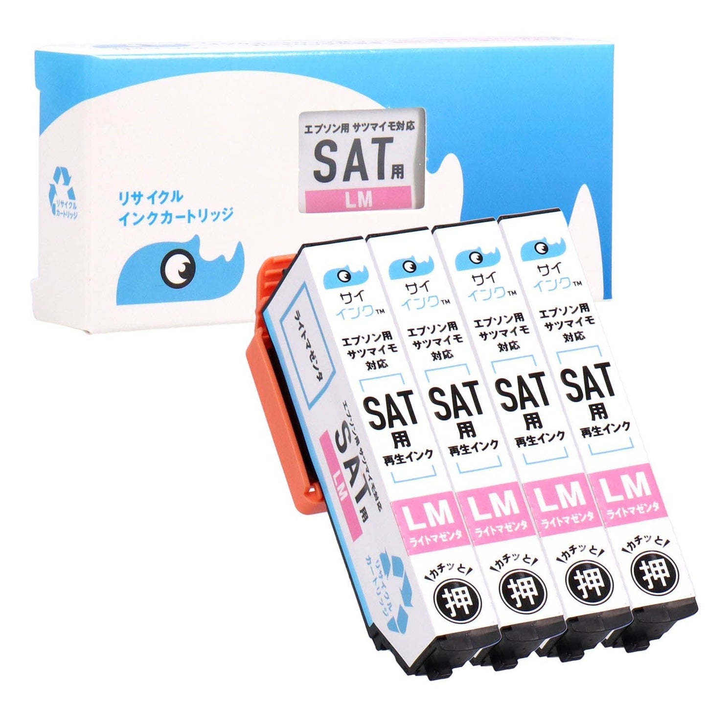 エプソン用 SAT-LM (サツマイモ) リサイクルインク ライトマゼンタ