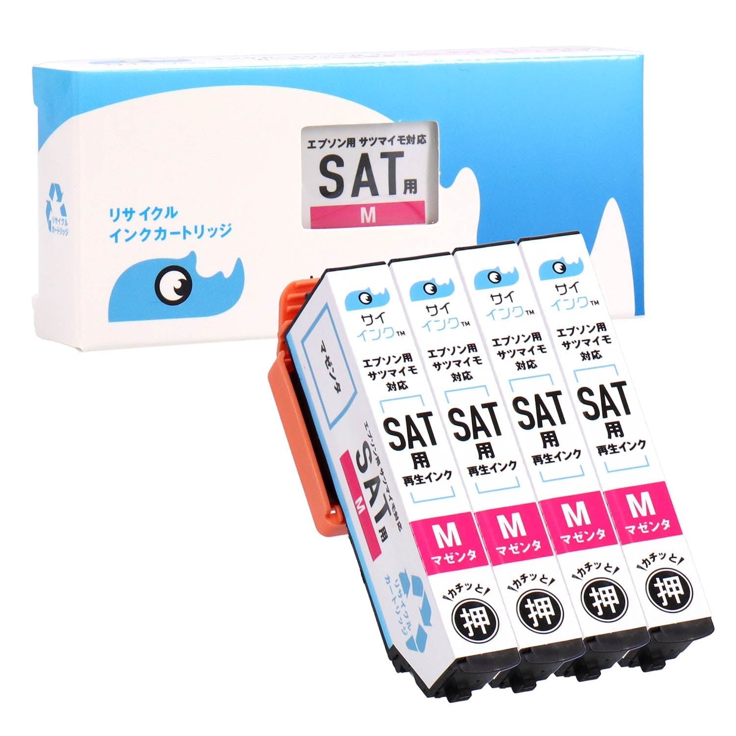 エプソン用 SAT-M (サツマイモ) リサイクルインク マゼンタ