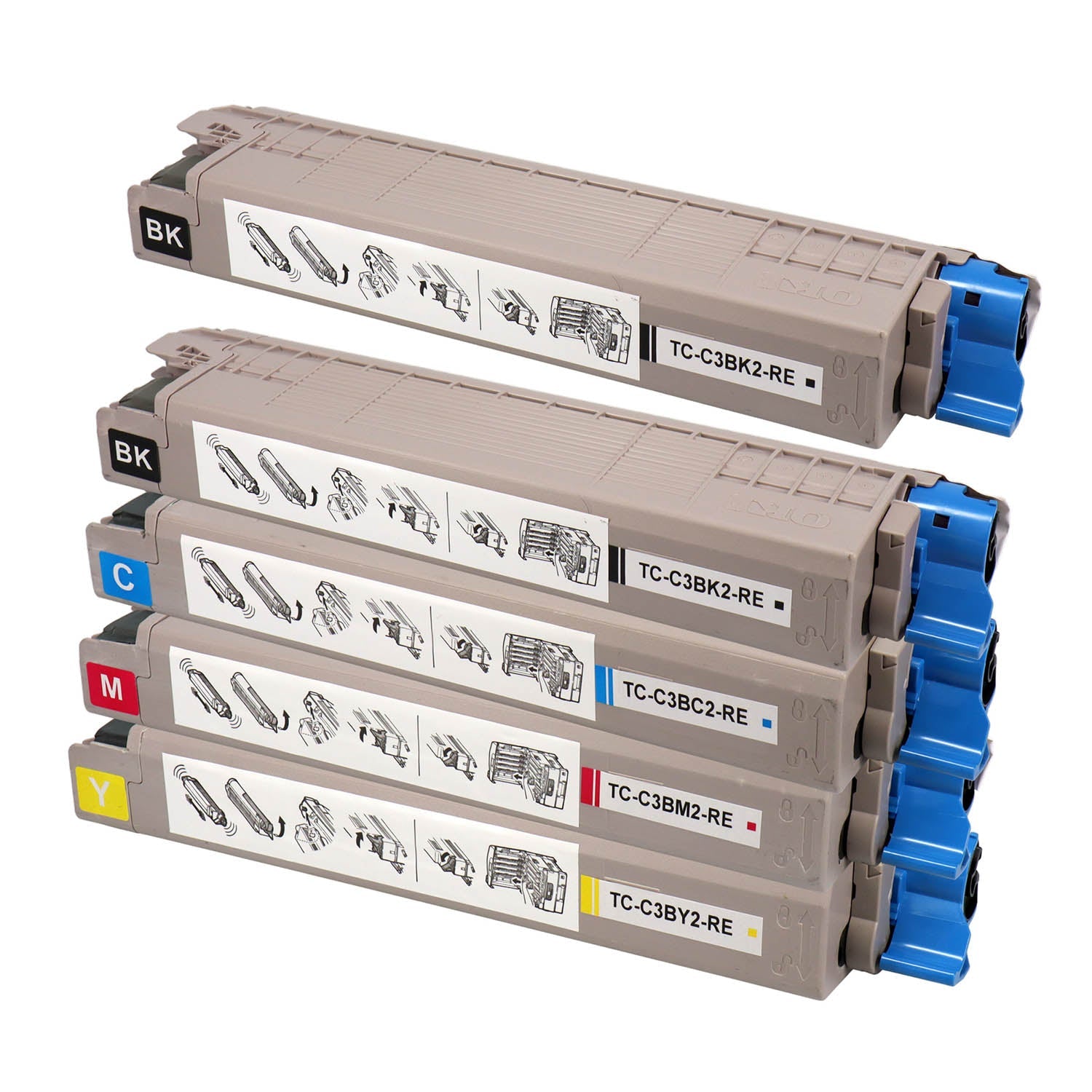 OKI用 TC-C3B2 リサイクルトナー 4色セット 大容量