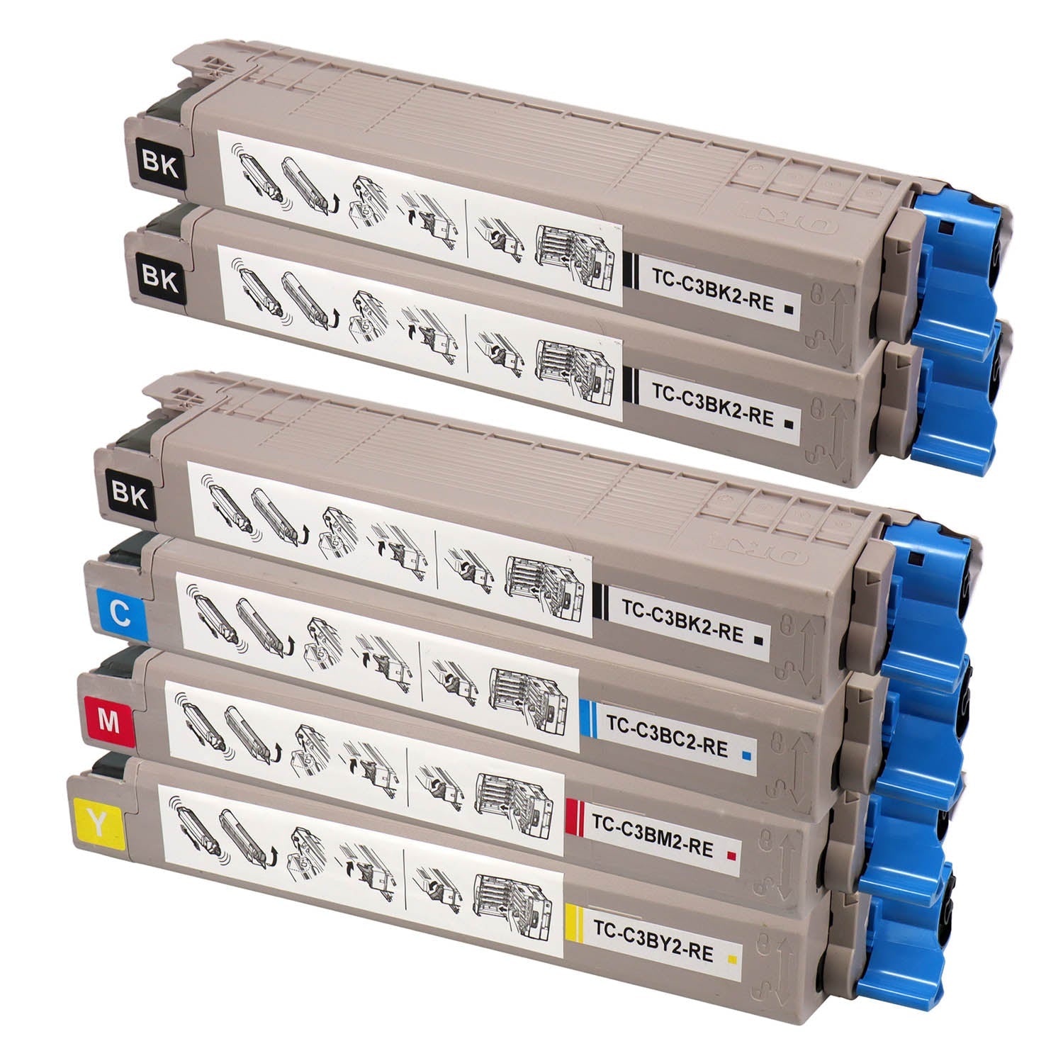 OKI用 TC-C3B2 リサイクルトナー 4色セット 大容量