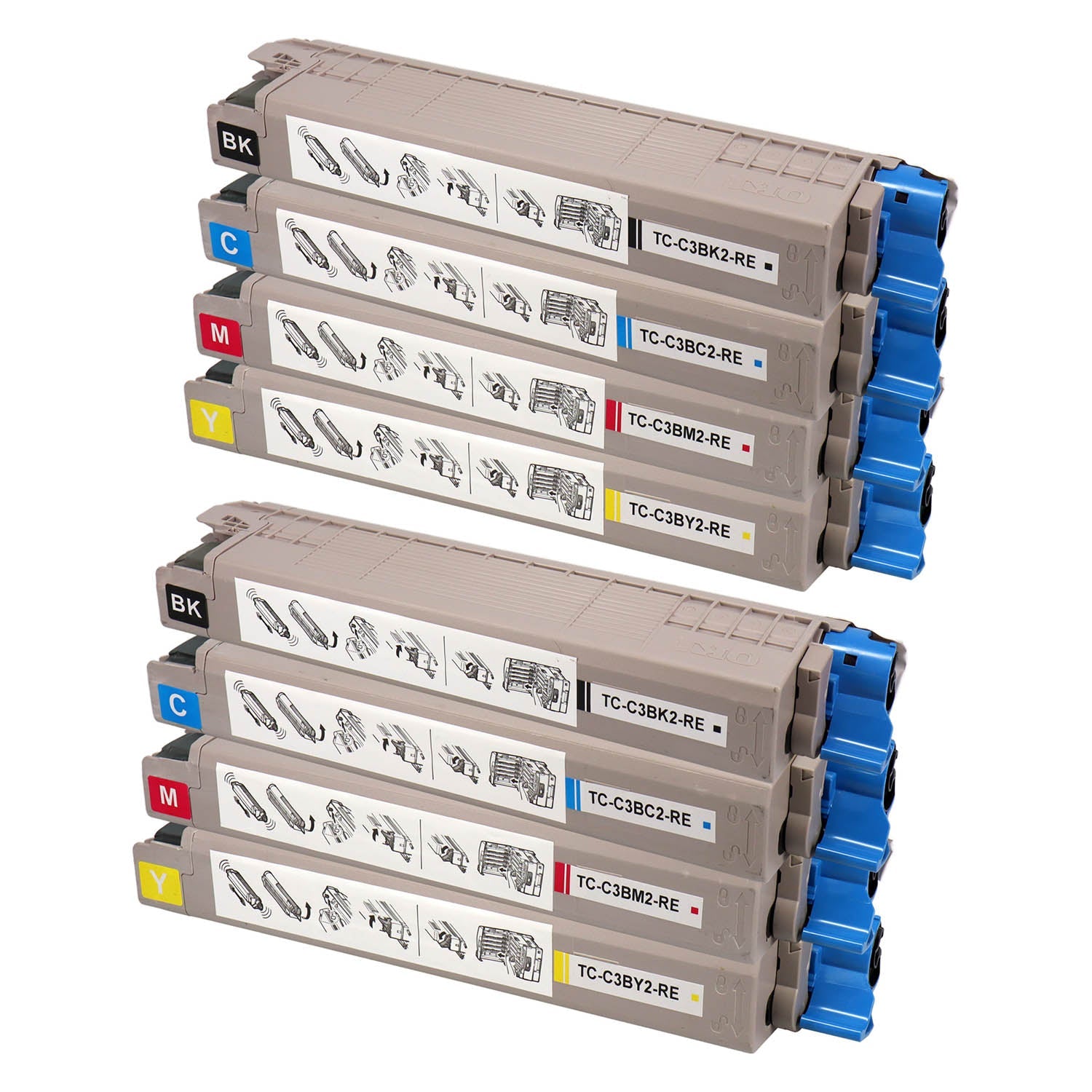 OKI用 TC-C3B2 リサイクルトナー 4色セット 大容量