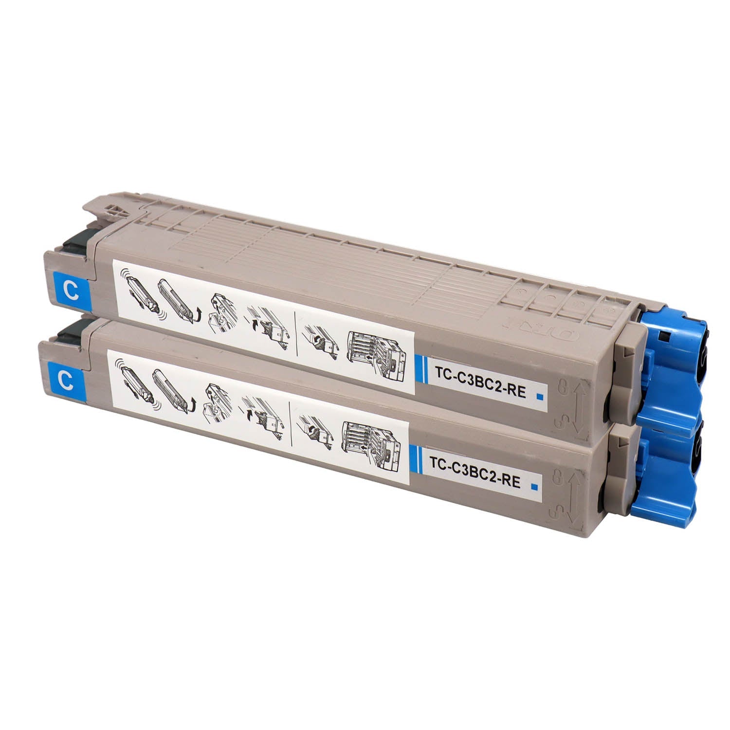 OKI用 TC-C3BC2 リサイクルトナー シアン 大容量
