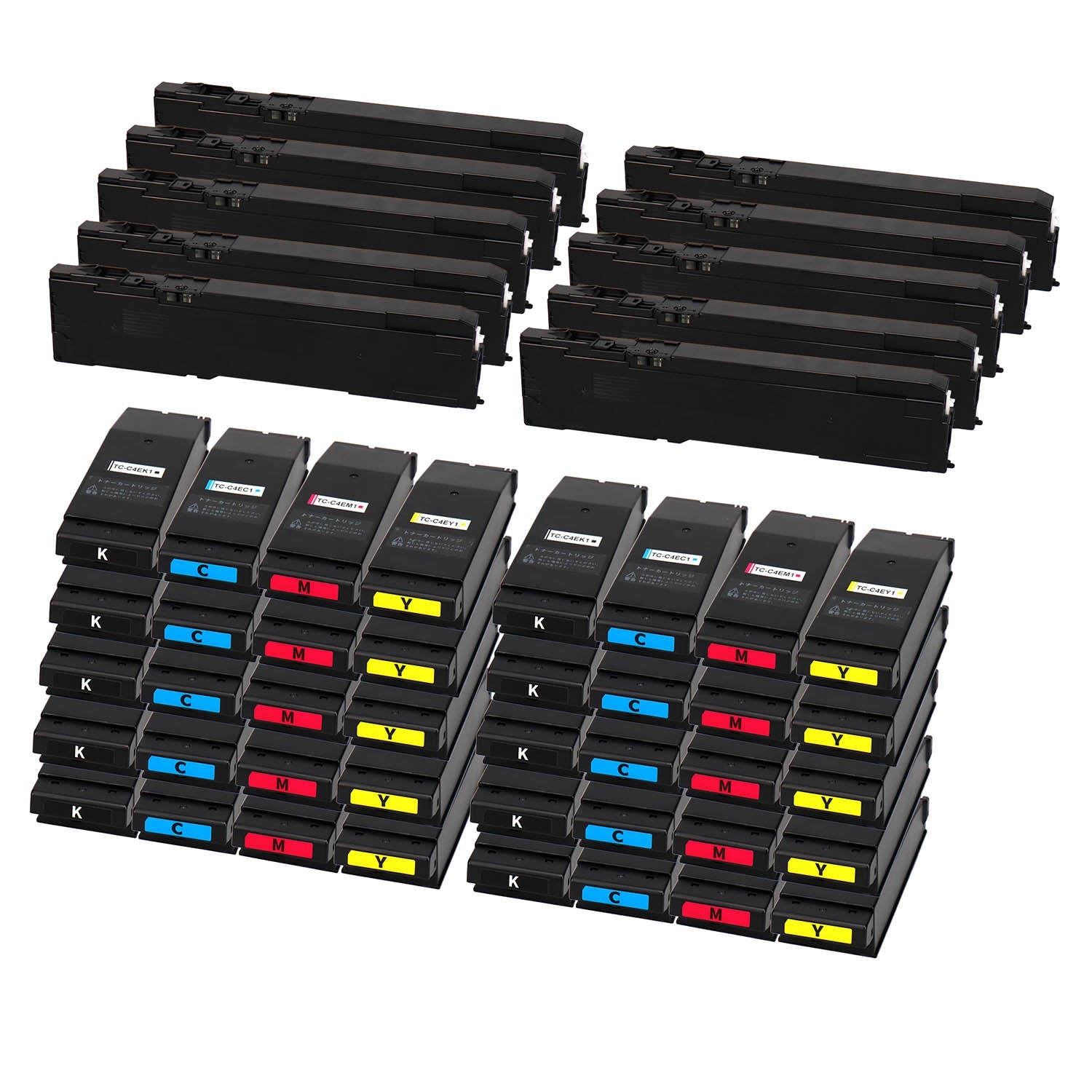 OKI用 TC-C4E1 互換トナー 4色セット 廃トナーボックス付