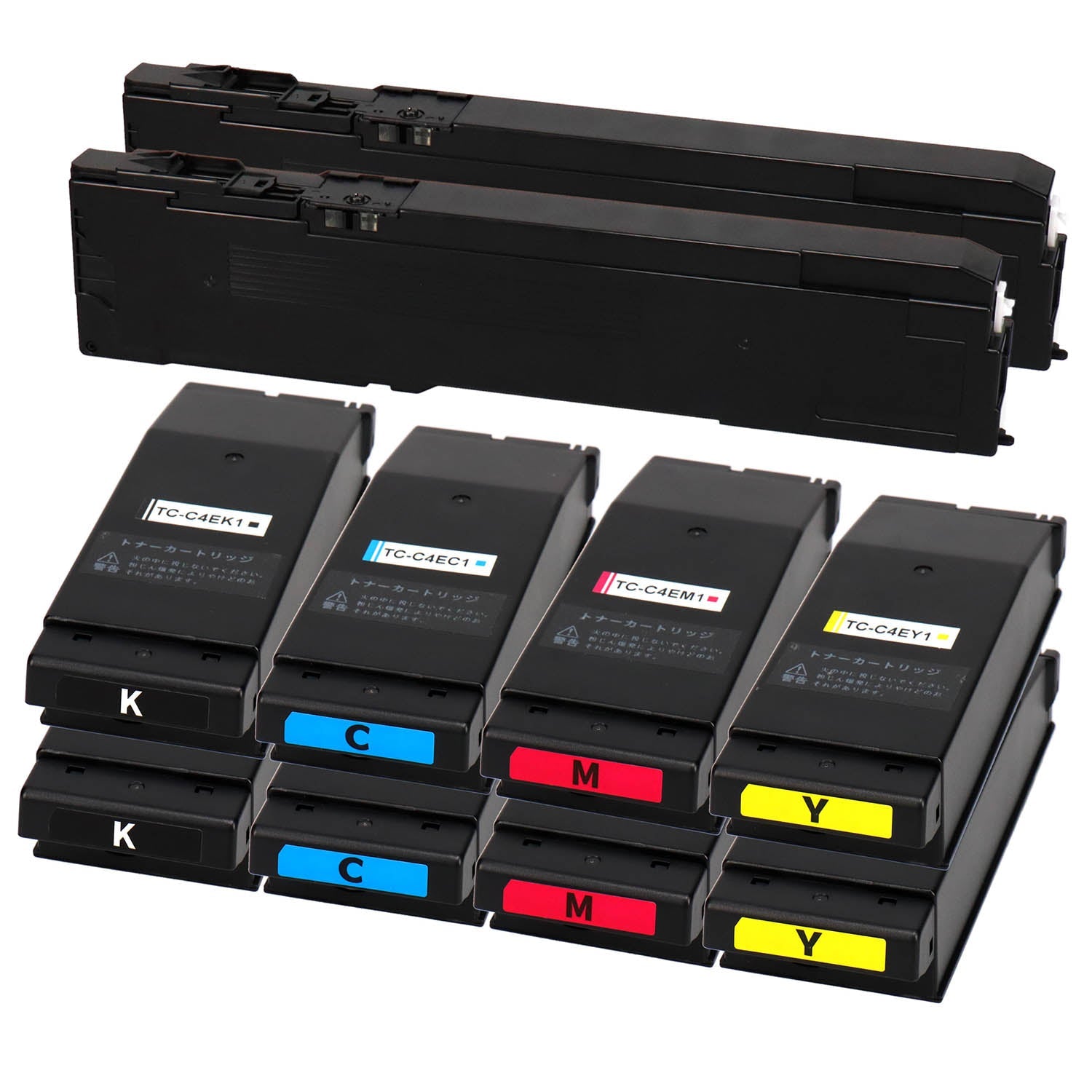 OKI用 TC-C4E1 互換トナー 4色セット 廃トナーボックス付