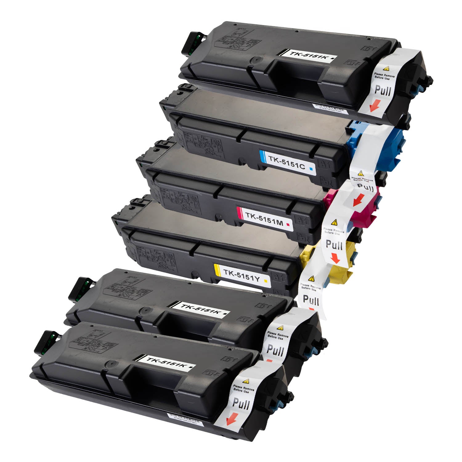 京セラ用 TK-5151 リサイクルトナー 4色セット 廃トナーボックス付