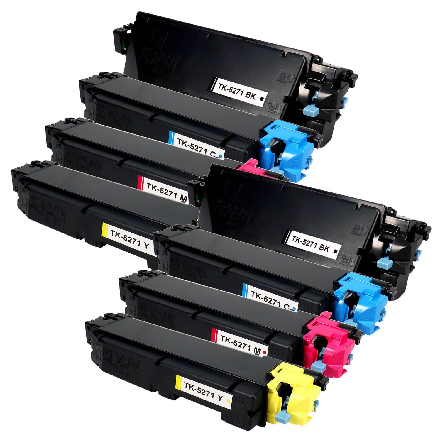 京セラ用 TK-5271 リサイクルトナー 4色セット 廃トナーボックス付
