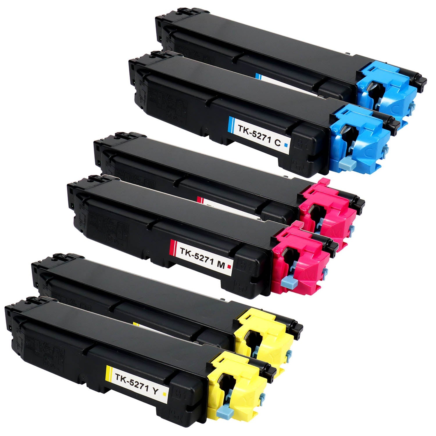 京セラ用 TK-5271 リサイクルトナー カラー3色 廃トナーボックス付 - インクのチップス本店