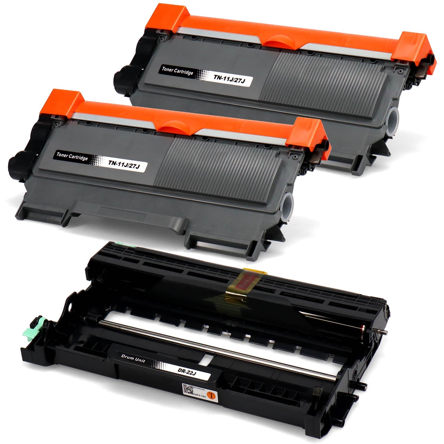 ブラザー用 TN-27J 互換トナー+DR-22J 互換ドラム