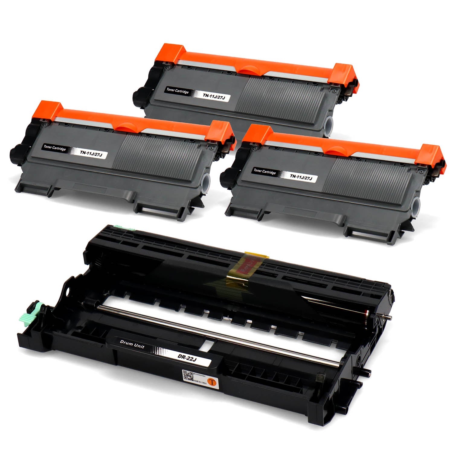ブラザー用 TN-27J 互換トナー+DR-22J 互換ドラム