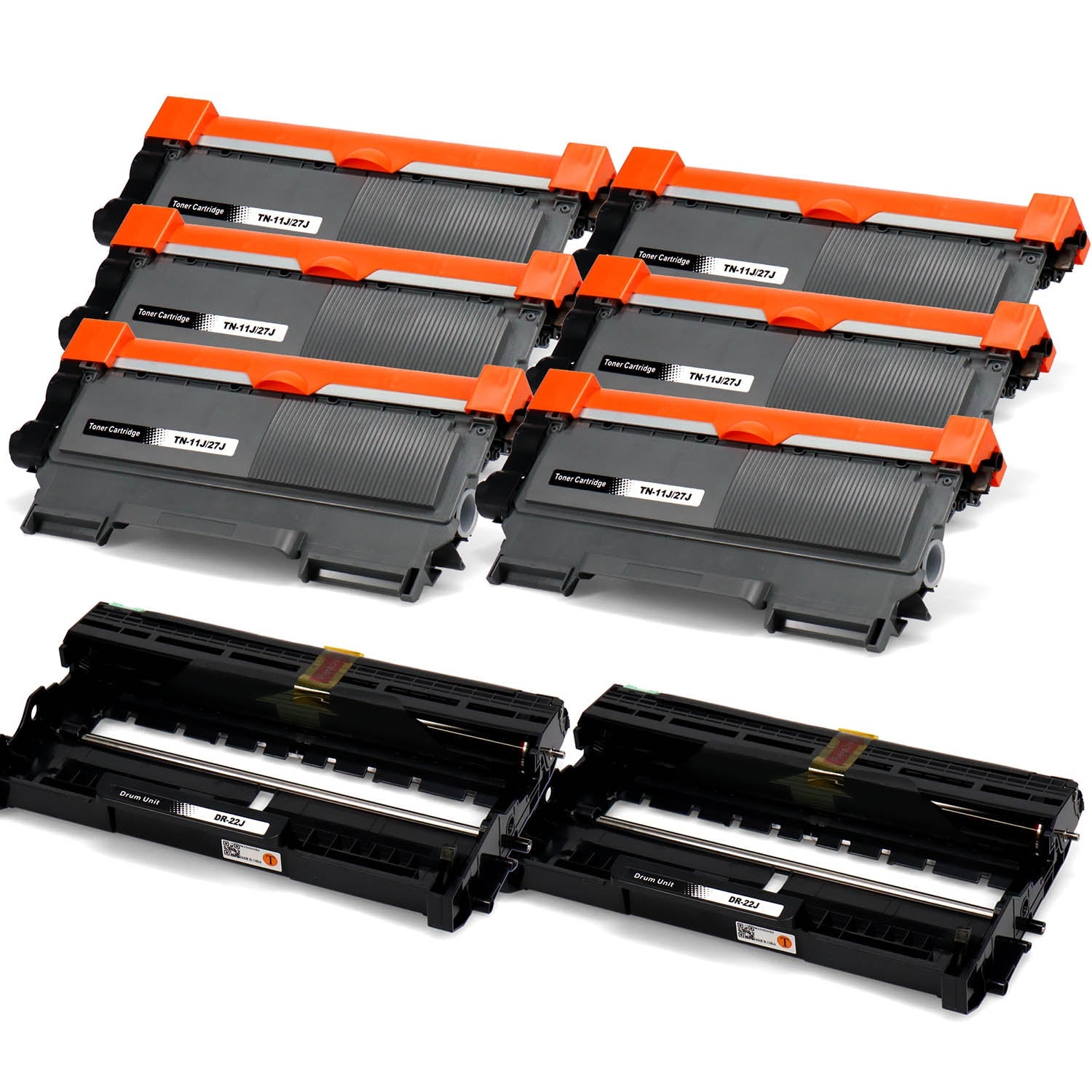 ブラザー用 TN-27J 互換トナー+DR-22J 互換ドラム