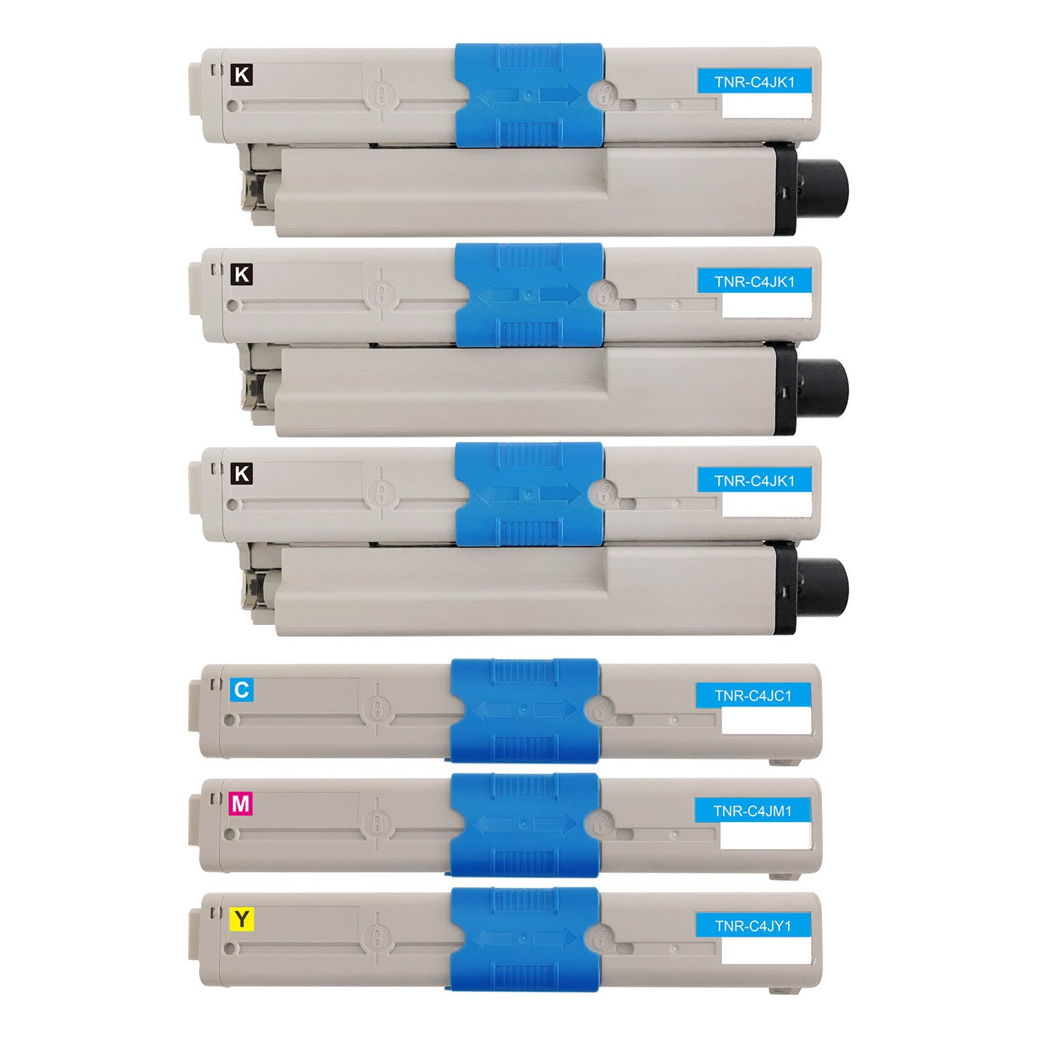 OKI用 TNR-C4J リサイクルトナー 4色セット